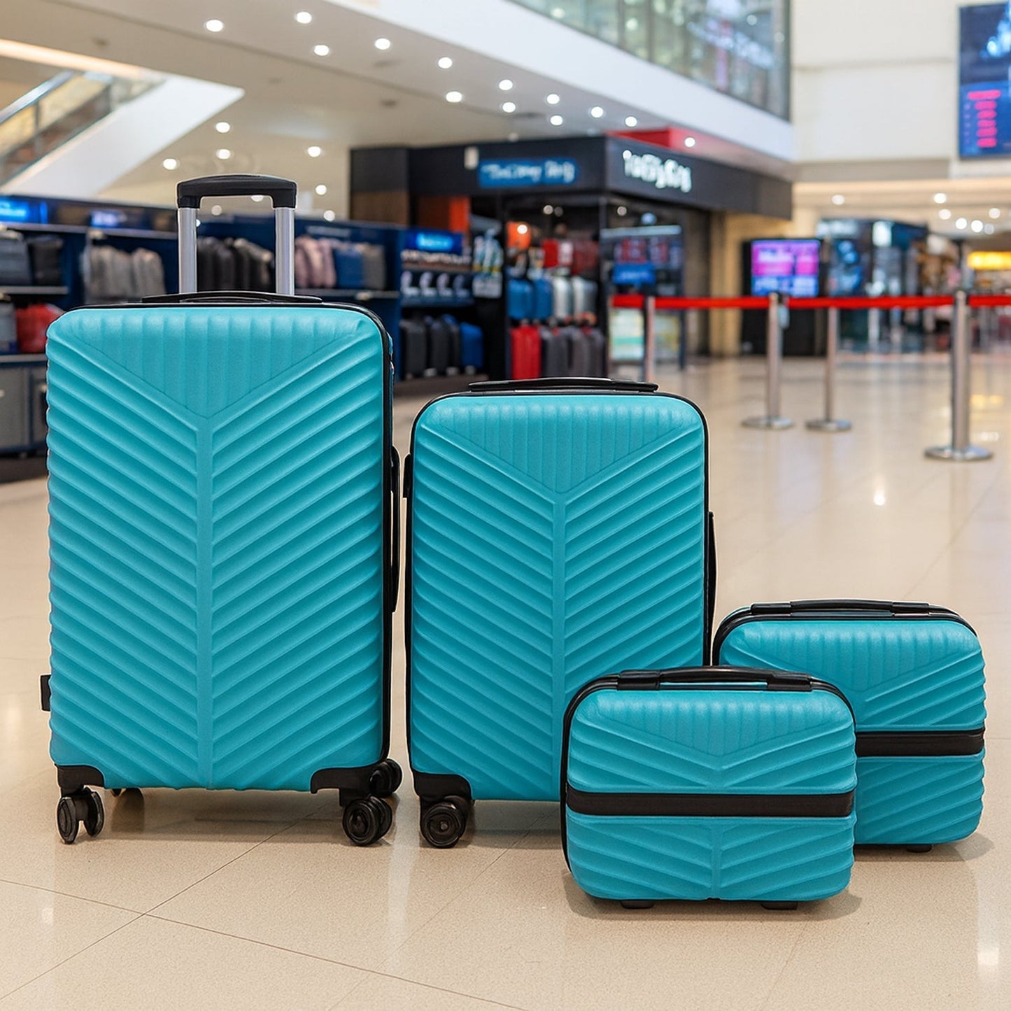 4-in-1 Luggage Set â€“ Durable and Stylish Hard Shell Suitcase Set