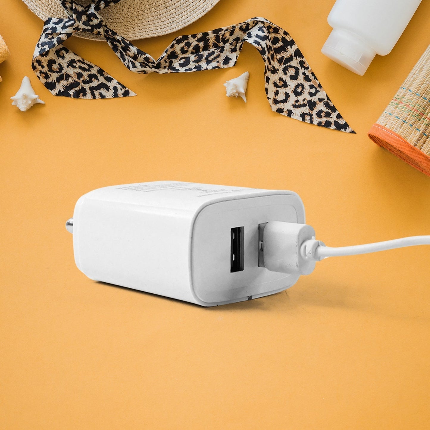 iBall Dual USB Wall Charger 5V/3.1A â€“ High-Speed Dual Port Fast Charging Adapte (1 Pc)