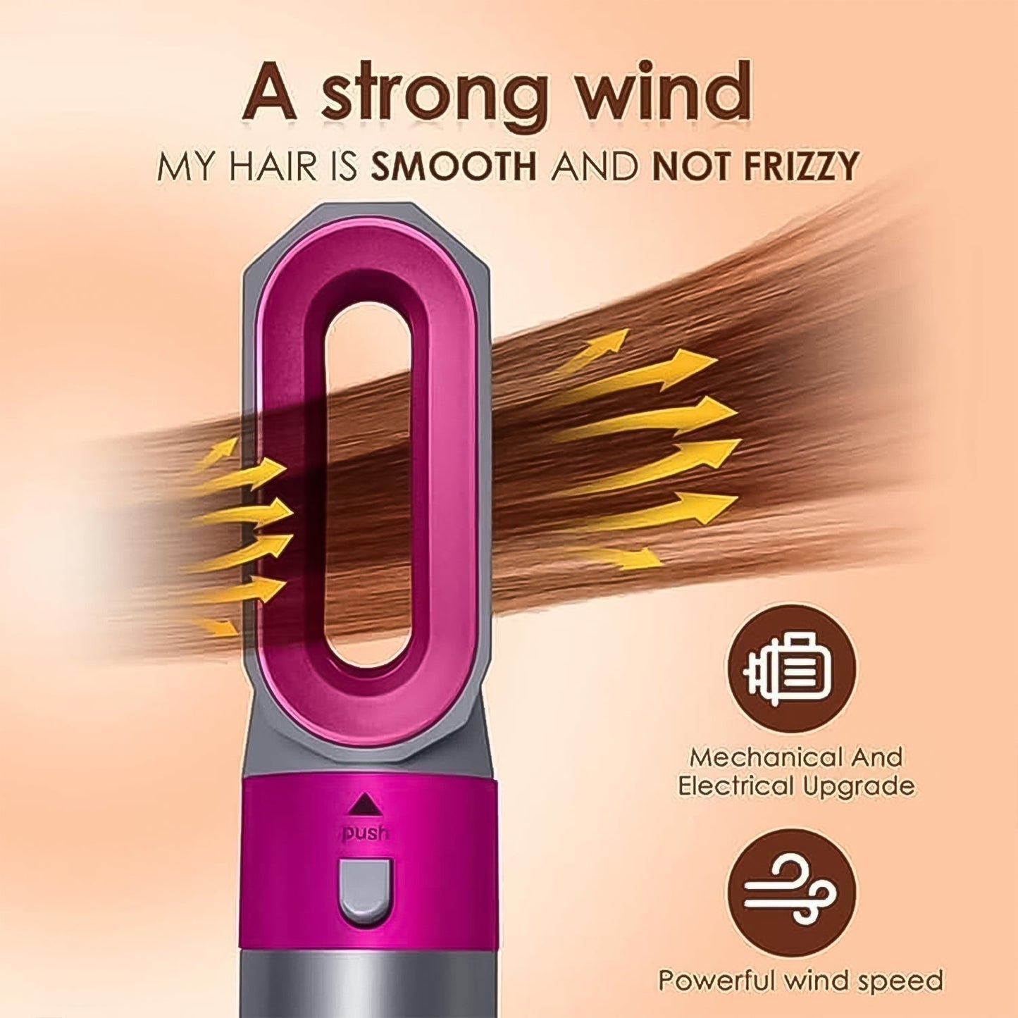 5 In 1 Hair Dryer Brush, Multifunctional Hot Air Styler Hair Tools