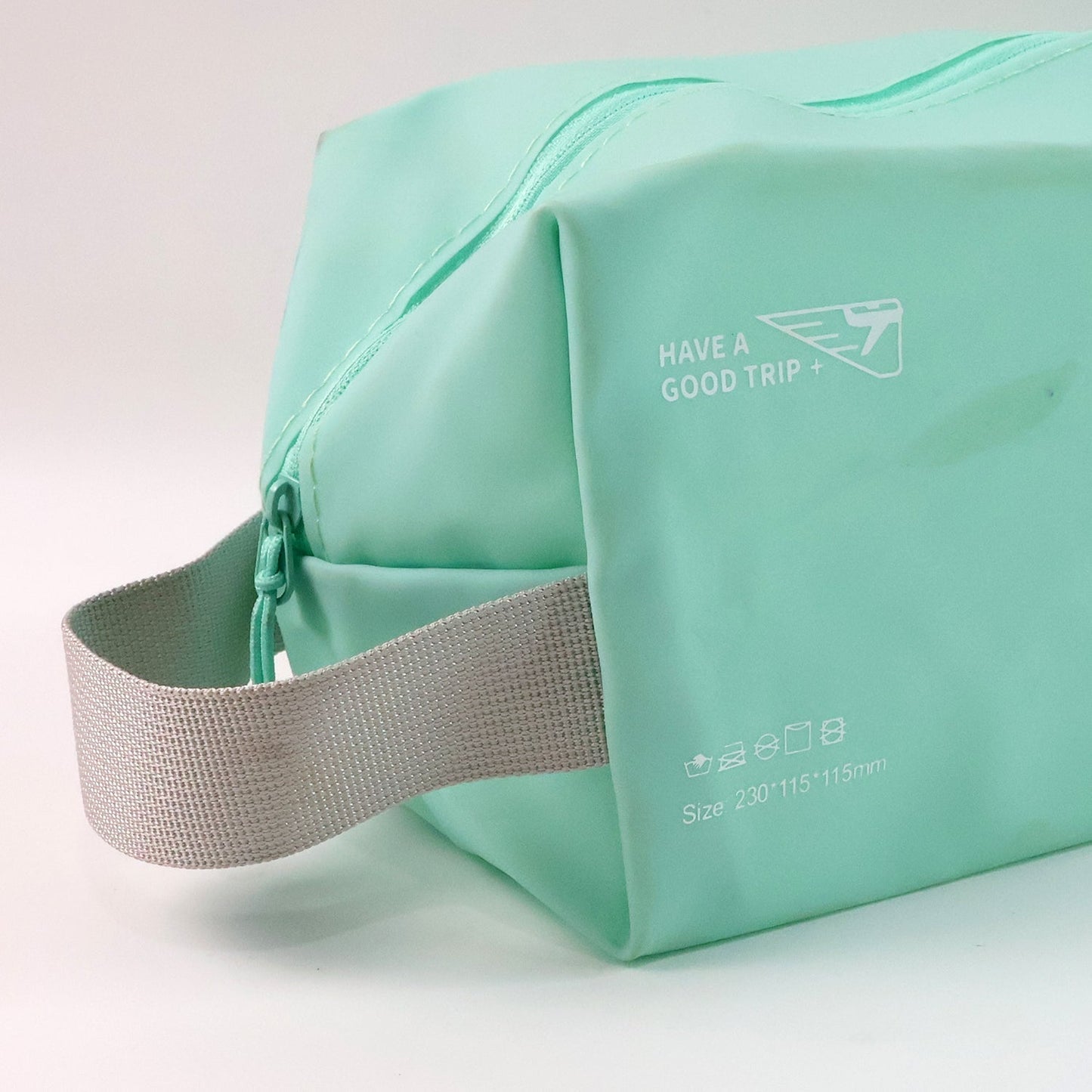 Waterproof Travel Toiletry Wash Bag /  Pouch with Zipper Side Handle - (1 Pc)