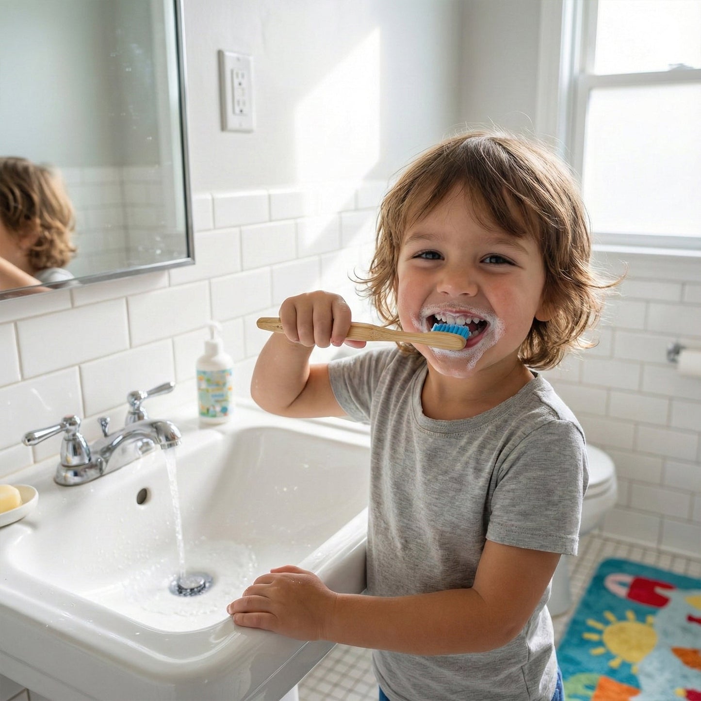 Eco-Friendly Bamboo Toothbrush Twin Pack (12 Packets x 24 Pieces)