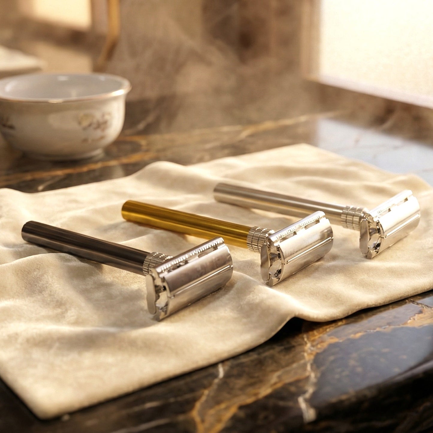 Classic Double Edge Shaving Razor for Men (1 Pc Mix Color)