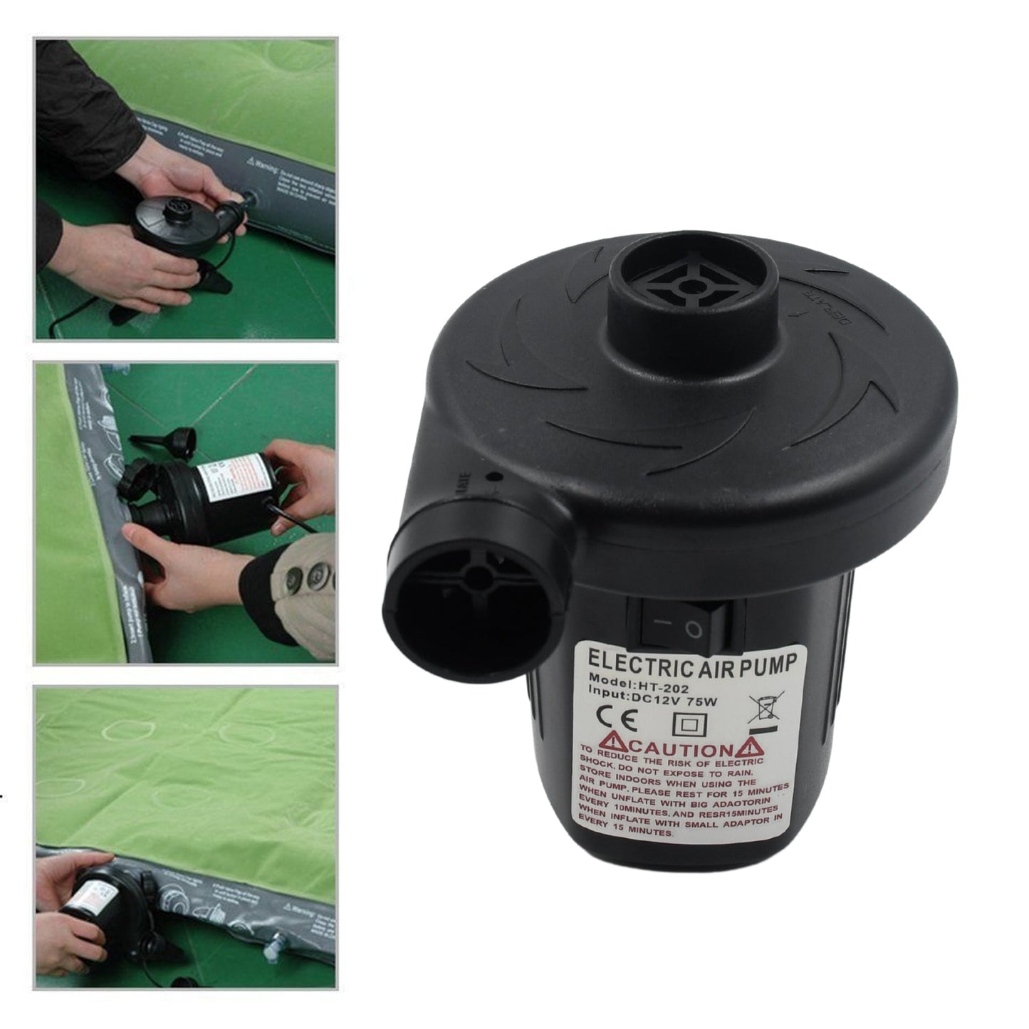Multi-Purpose Electric Air Pump for Sofa & Pool (Quick Inflate/Deflate)