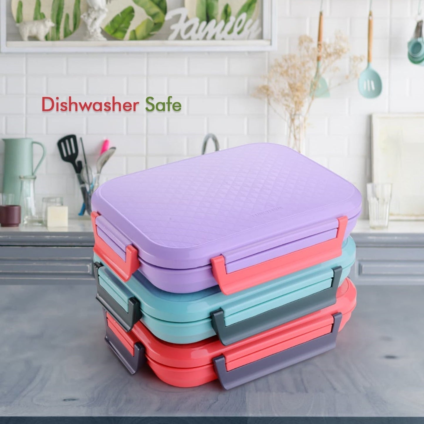Premium Multi-Compartment Steel Lunch Box for Office, School & Travel