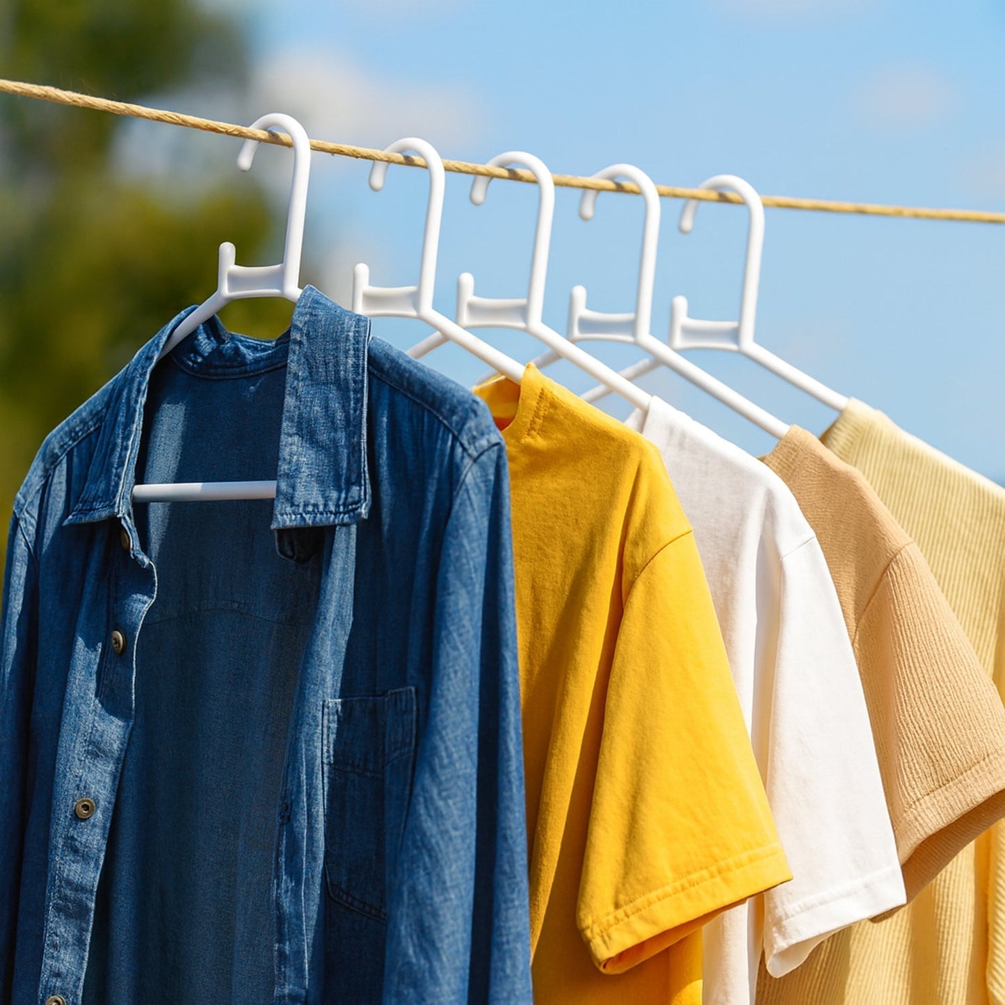 Plastic Clothes Hangers â€“ Set of 6