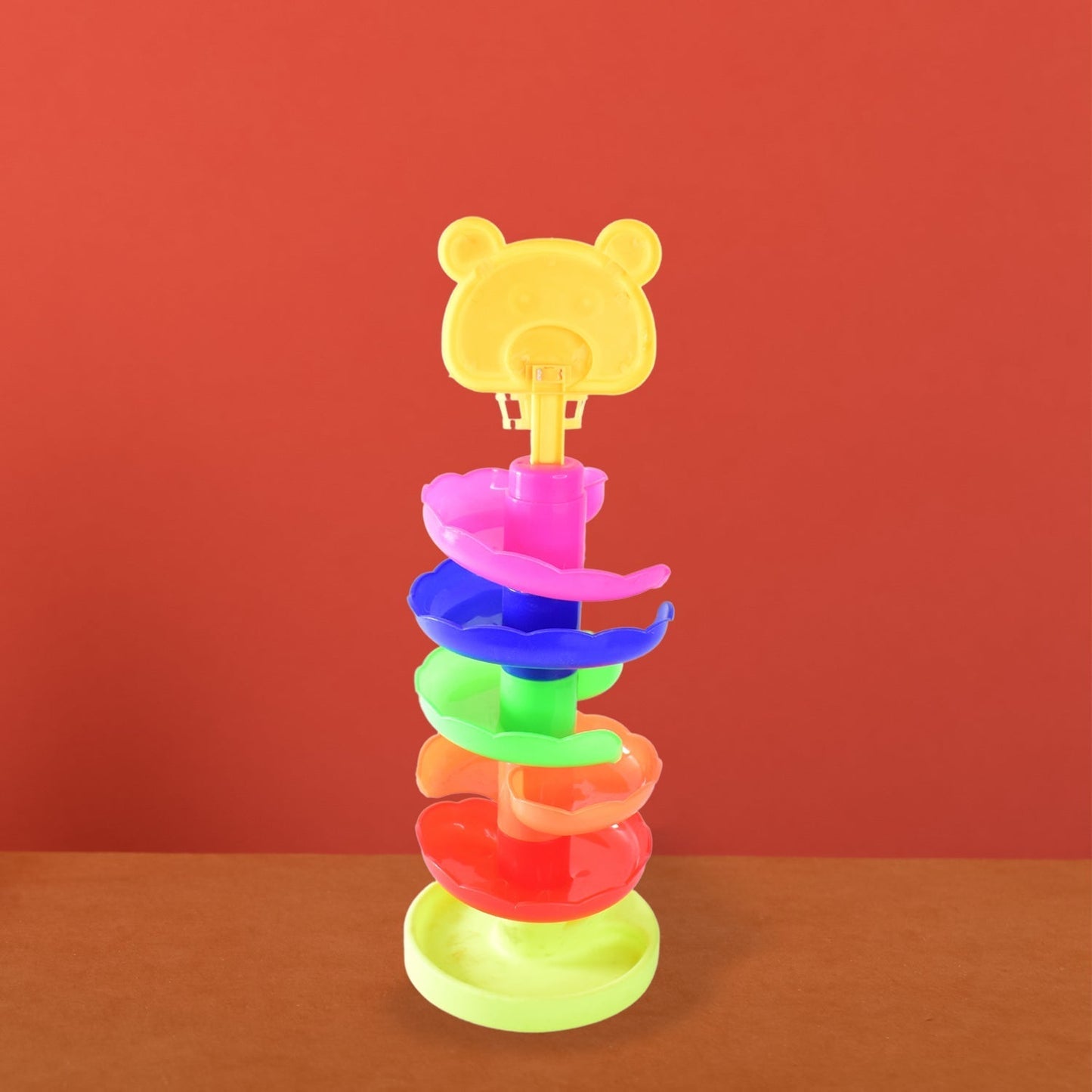 5 Layer Ball Drop and Roll Swirling Tower Educational Toy (1 Pc)