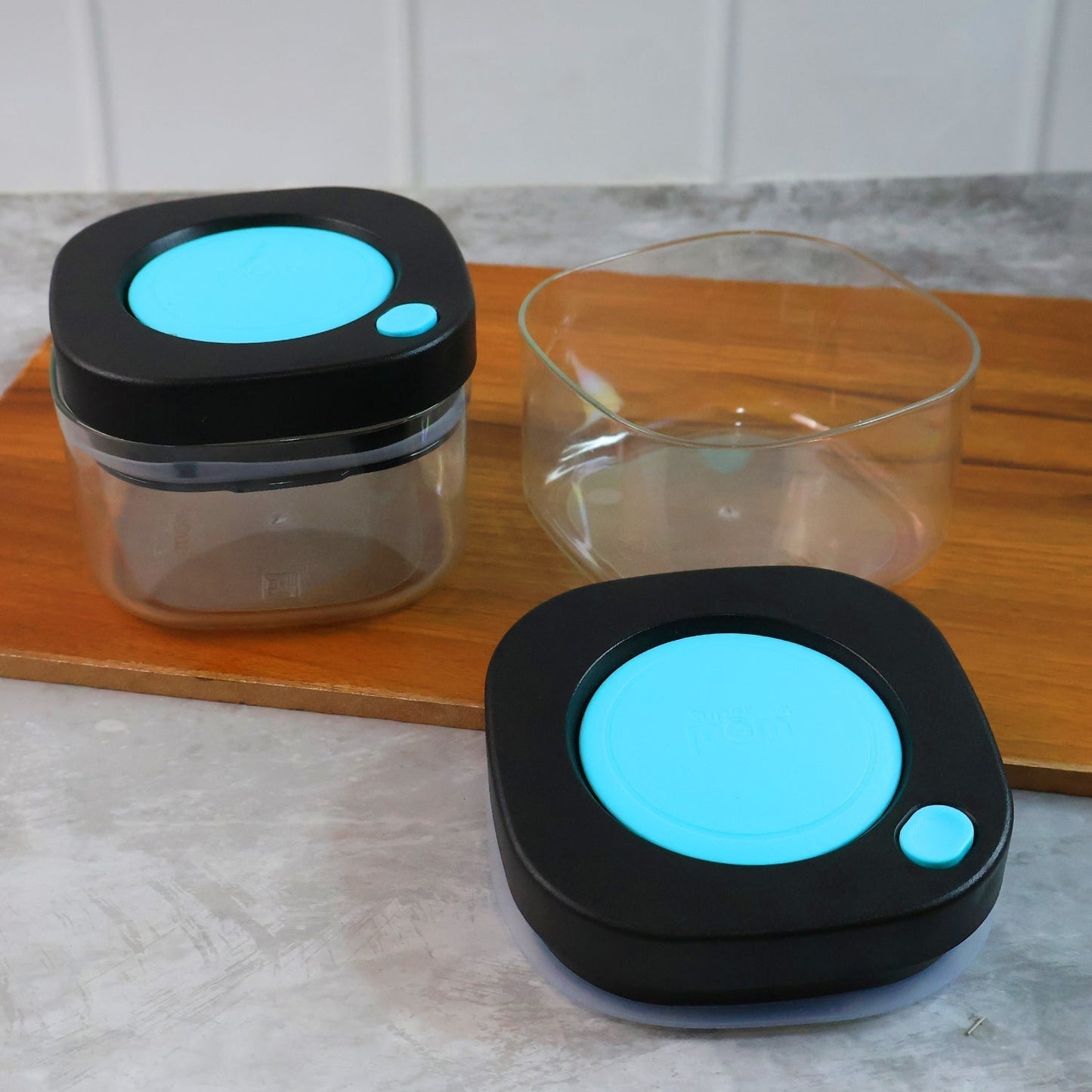 Supermom Airtight Kitchen Storage Containers â€“ (2 Pc Set / 500 ml)