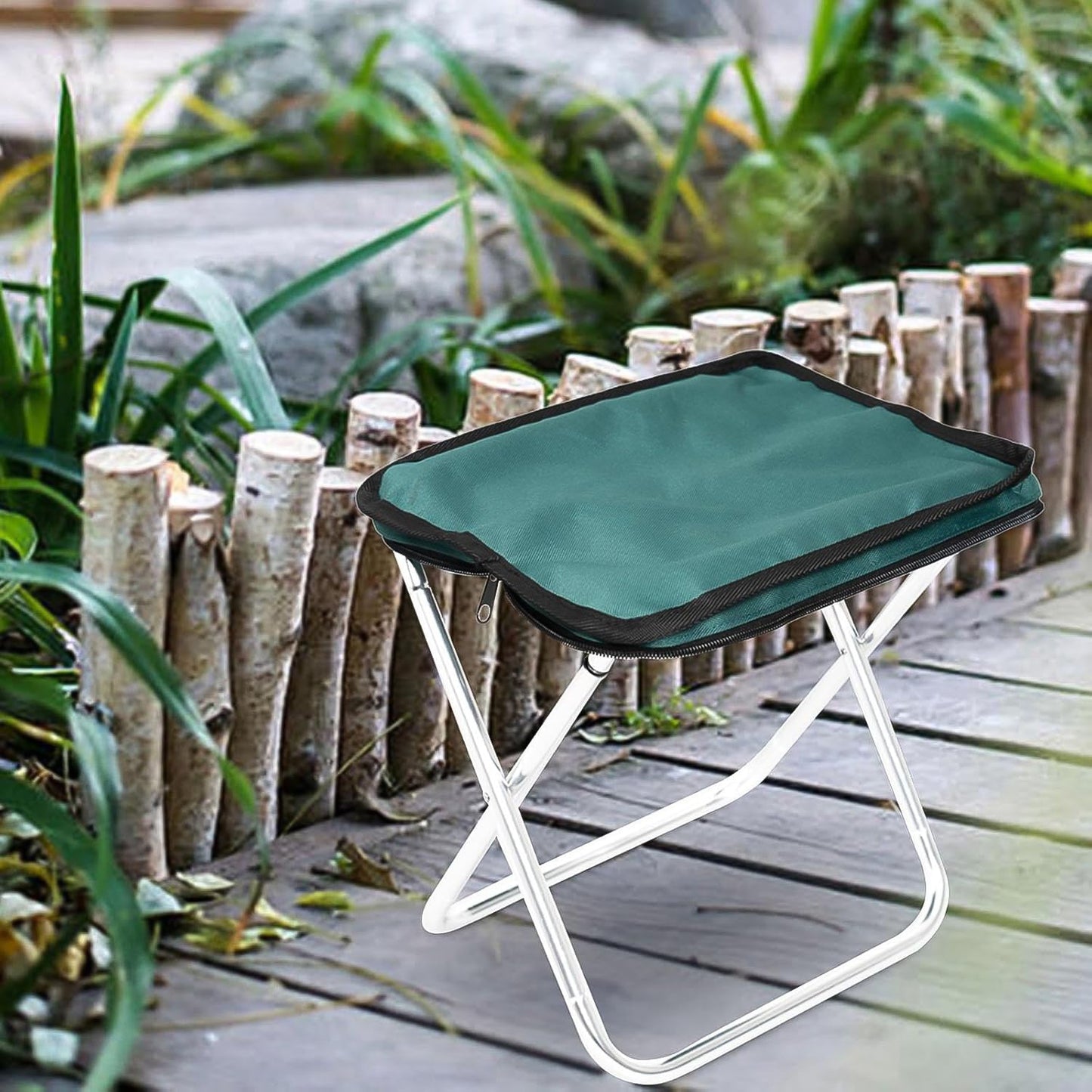 Folding Camping Stool â€“ Collapsible Portable Seat for Travel (1 Pc)