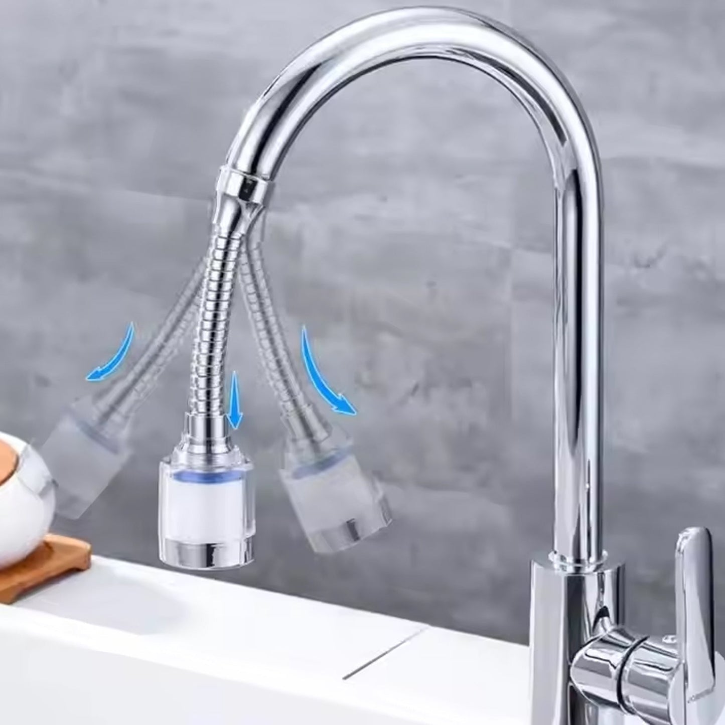 Plastic Water-Saving Sprinkler, Faucet Aerator (6.5 Inch)