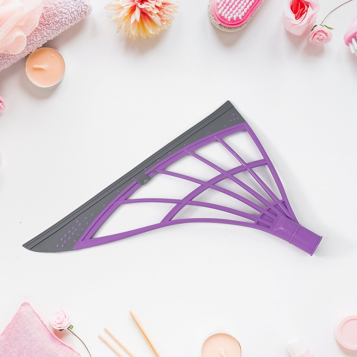 Durable Eco-Friendly Broom with Scraper