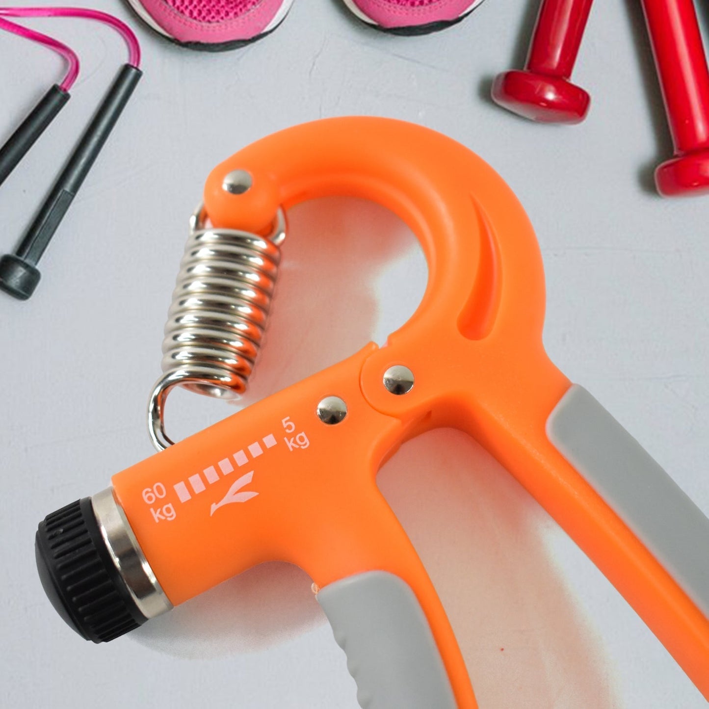 Konex Adjustable Hand Grip Strengthener â€“ 5kg to 60kg Resistance (1 Pc)