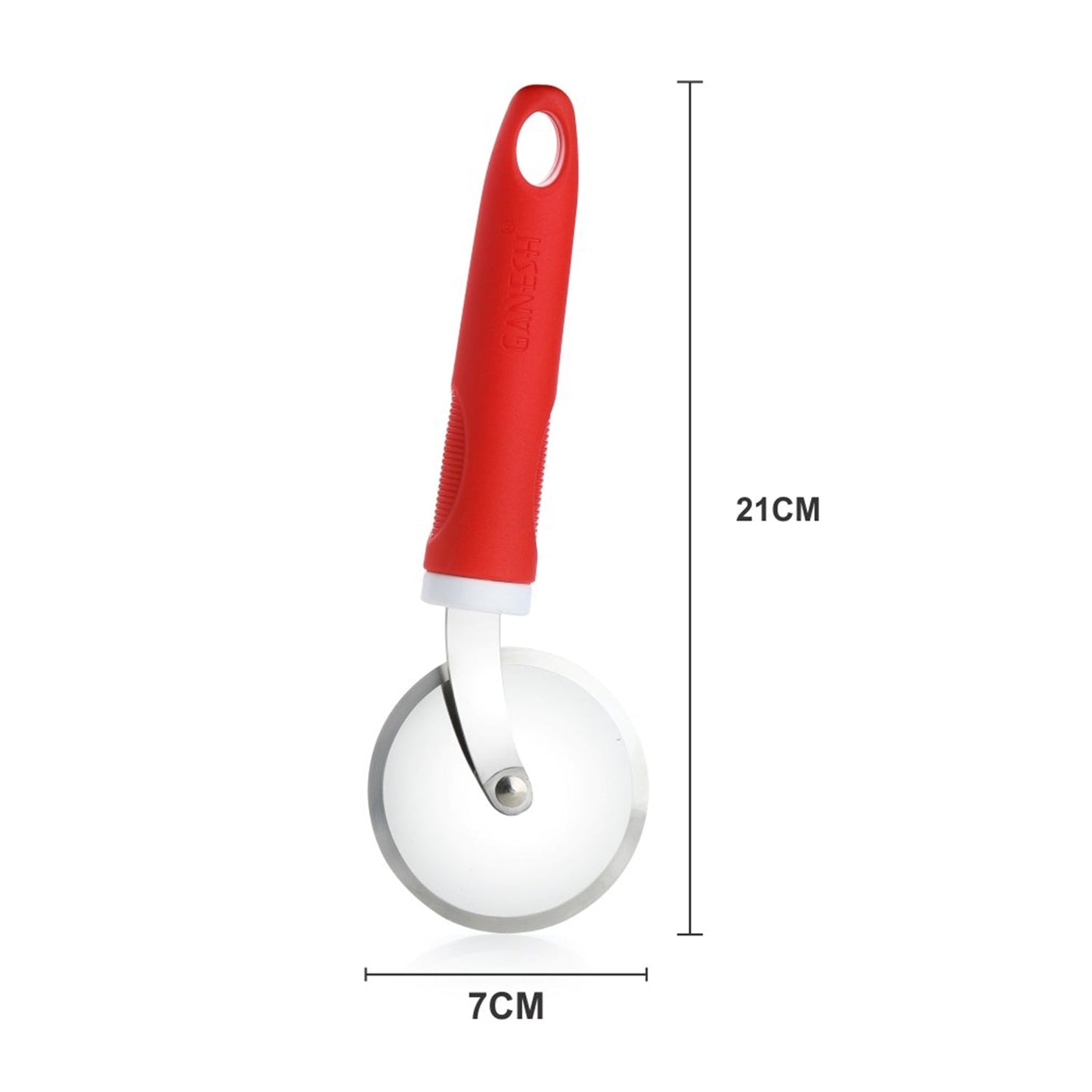 Ganesh GANESH PIZZA  /  PASTRY CUTTER Wheel Pizza Cutter  (Stainless Steel)