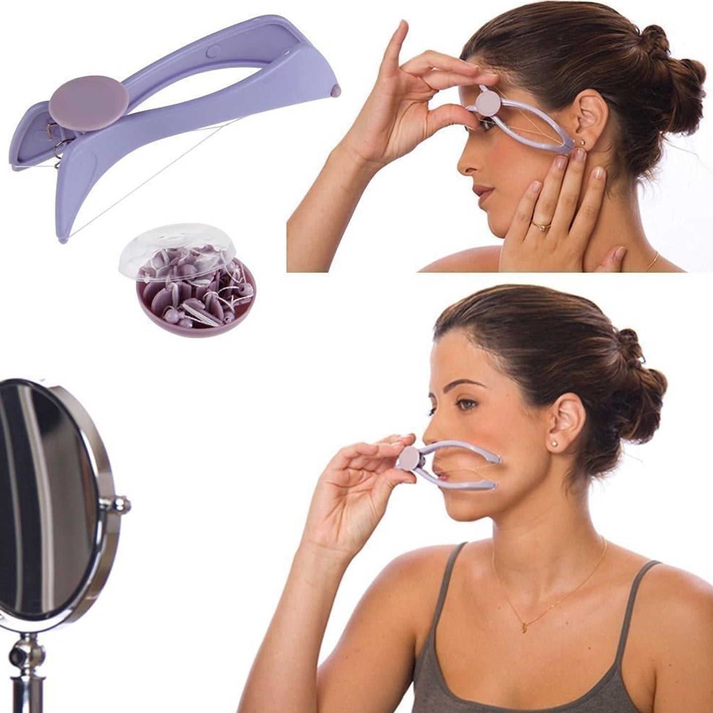 Slique Painless Hair Removal Threading Kit, Hair accessories