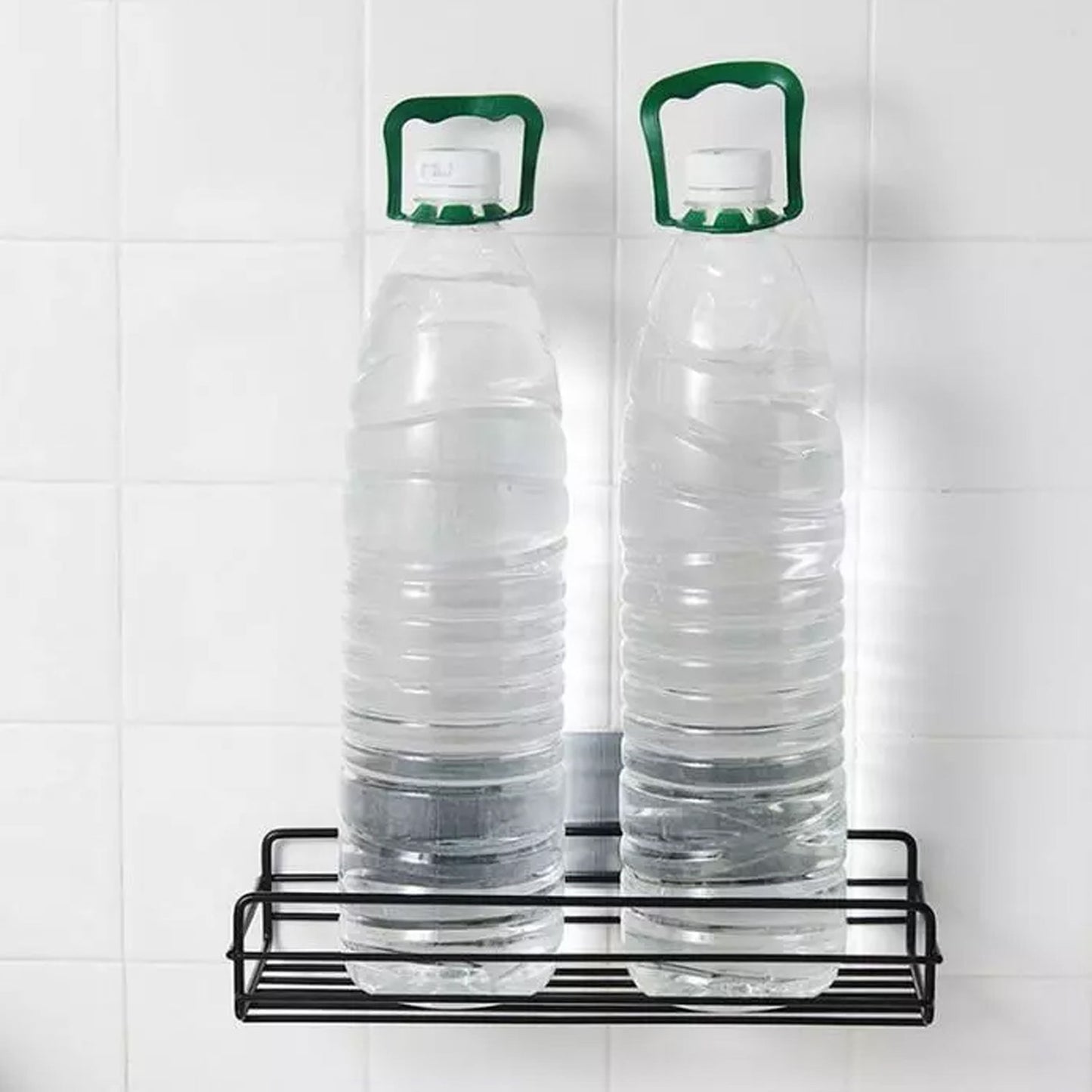 Multipurpose Wall Mount Metal Bathroom Shelf and Rack for Home and Kitchen.