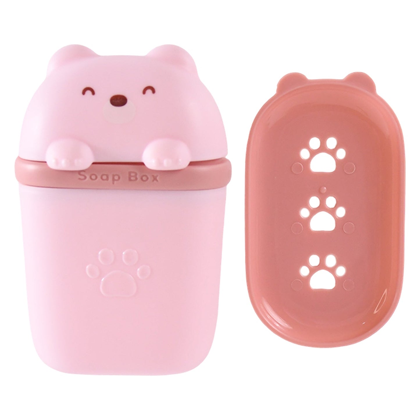 Cute Bear Shaped Soap Case ,Sabudani (1 Pc)