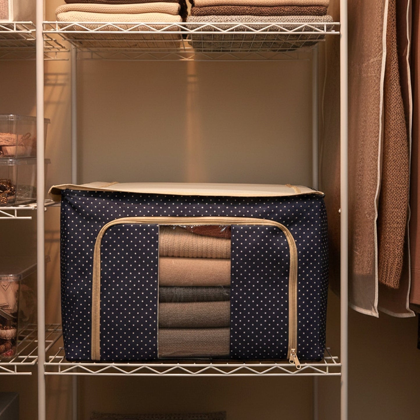 Foldable Cloth Storage Box 50x40 Cm