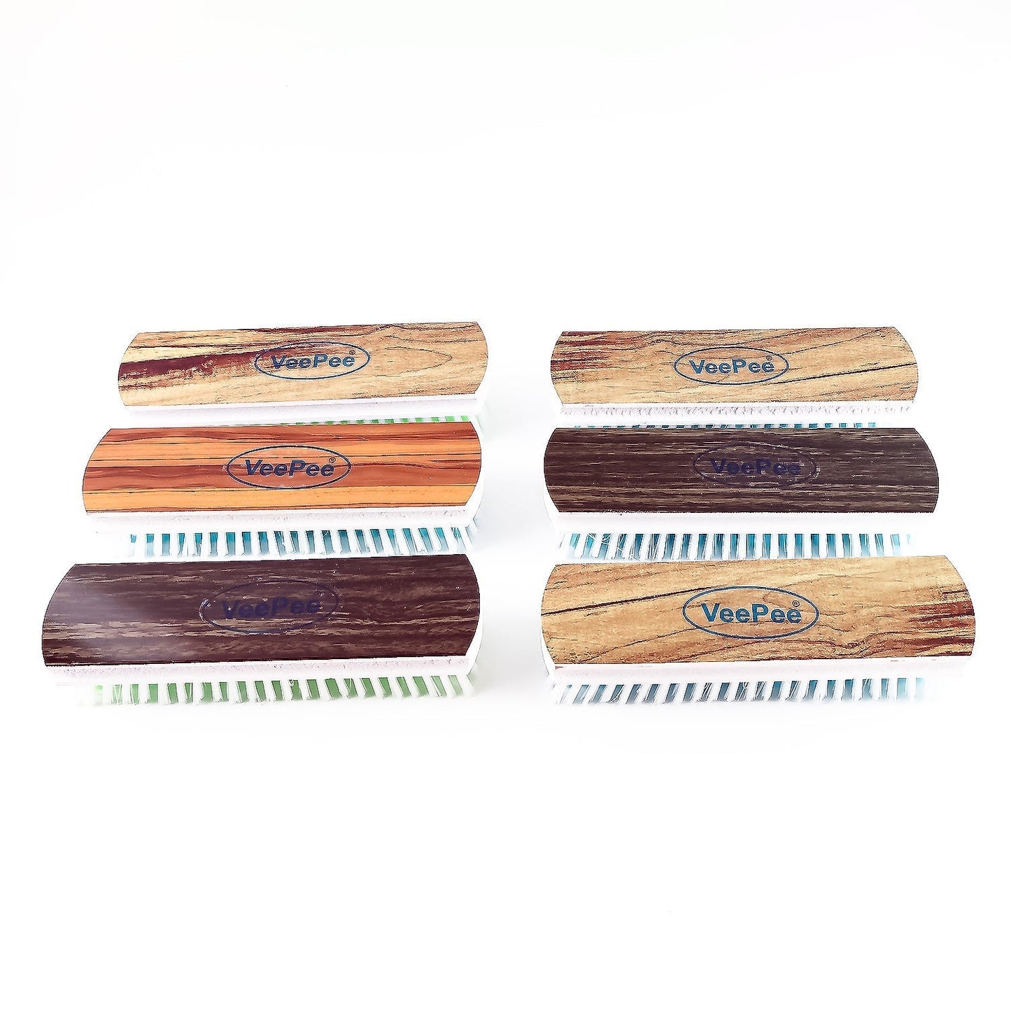 VeePee 6-Piece Cloth Washing and Cleaning Scrub Brush Set