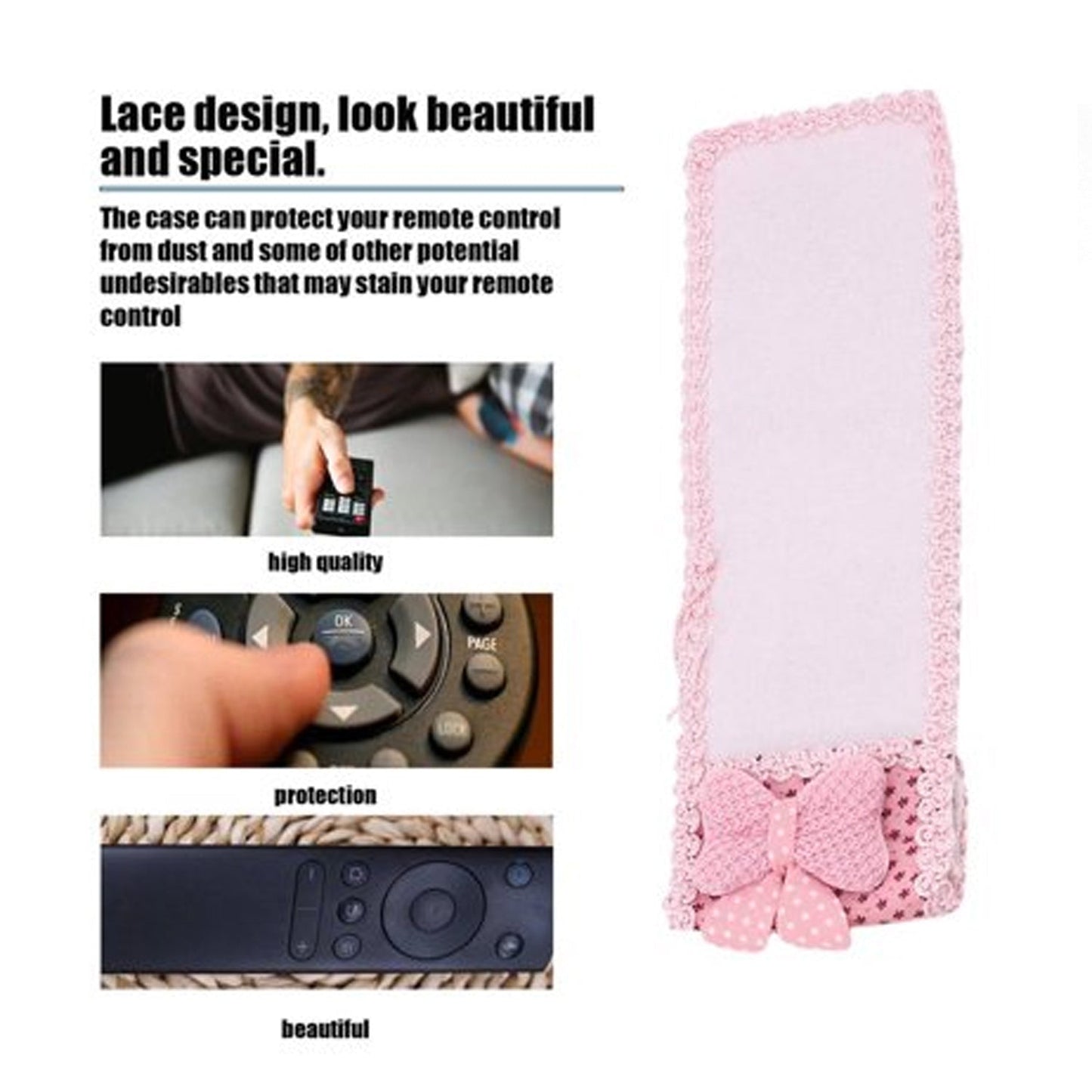 3pc Remote Cover for TV, Air Conditioner, D2H, DTH Remote Control Dust Cover (Mix Design / 3 Pc)