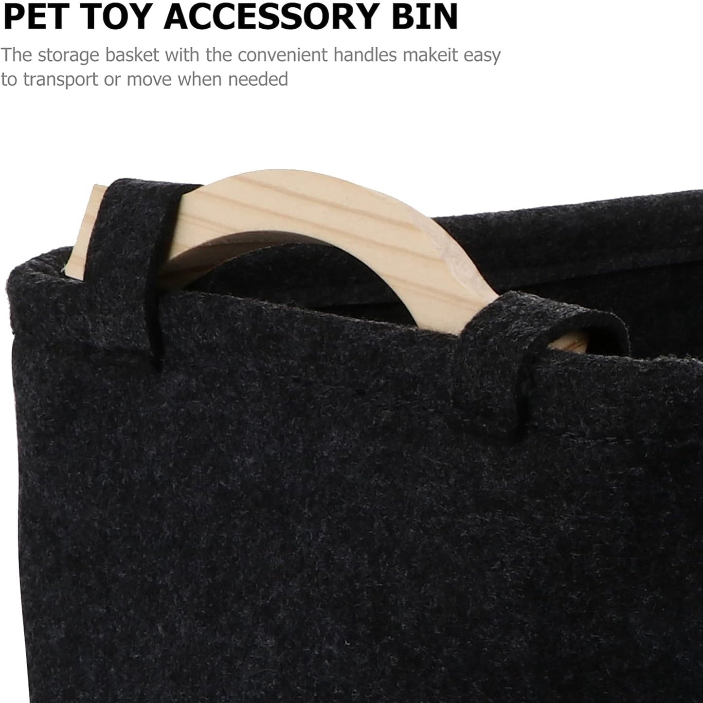 Pet Toy Storage Basket - ( 39 Ã— 29 Ã— 17 cm / 1 Pc)