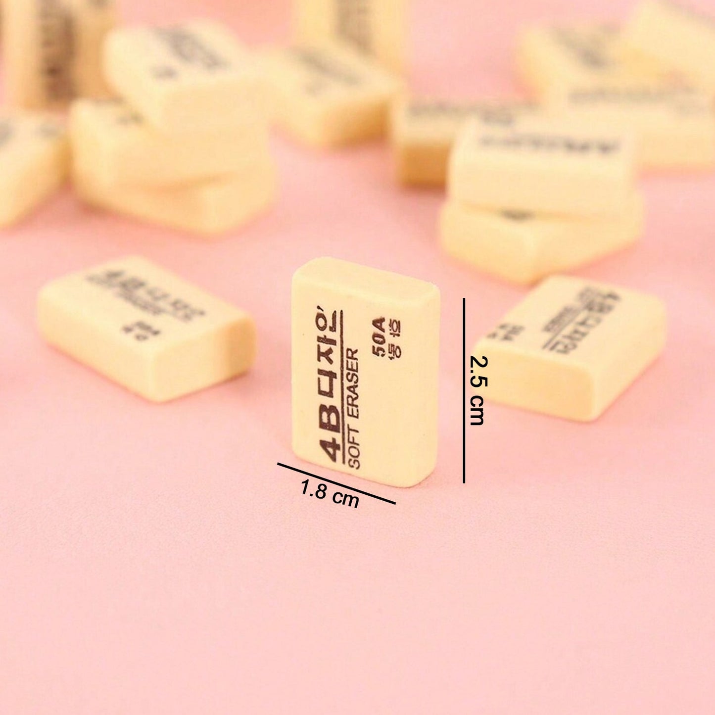 4B Erasers 30 Pack Erasers Yellow Erasers for Kids