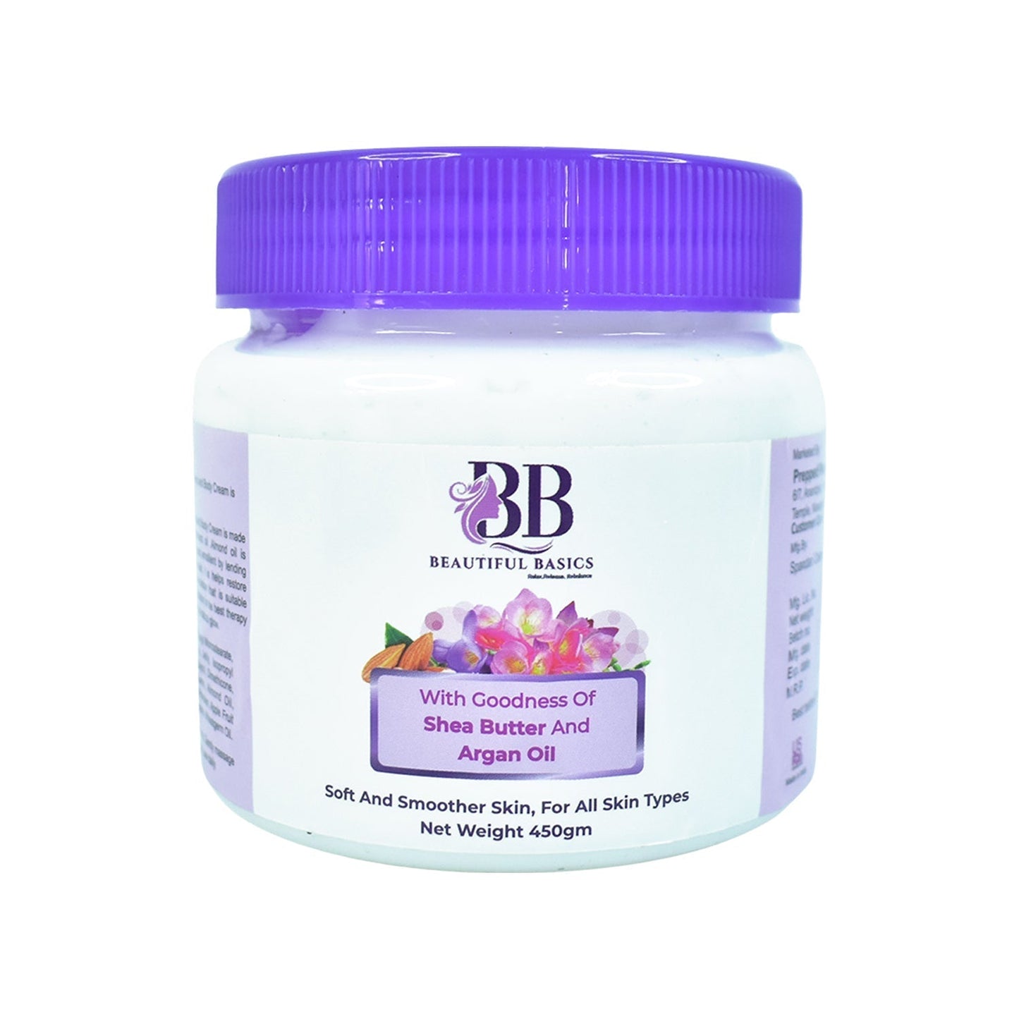 Beautiful Basics Shea Butter & Argan Oil Body Cream â€“ 450g