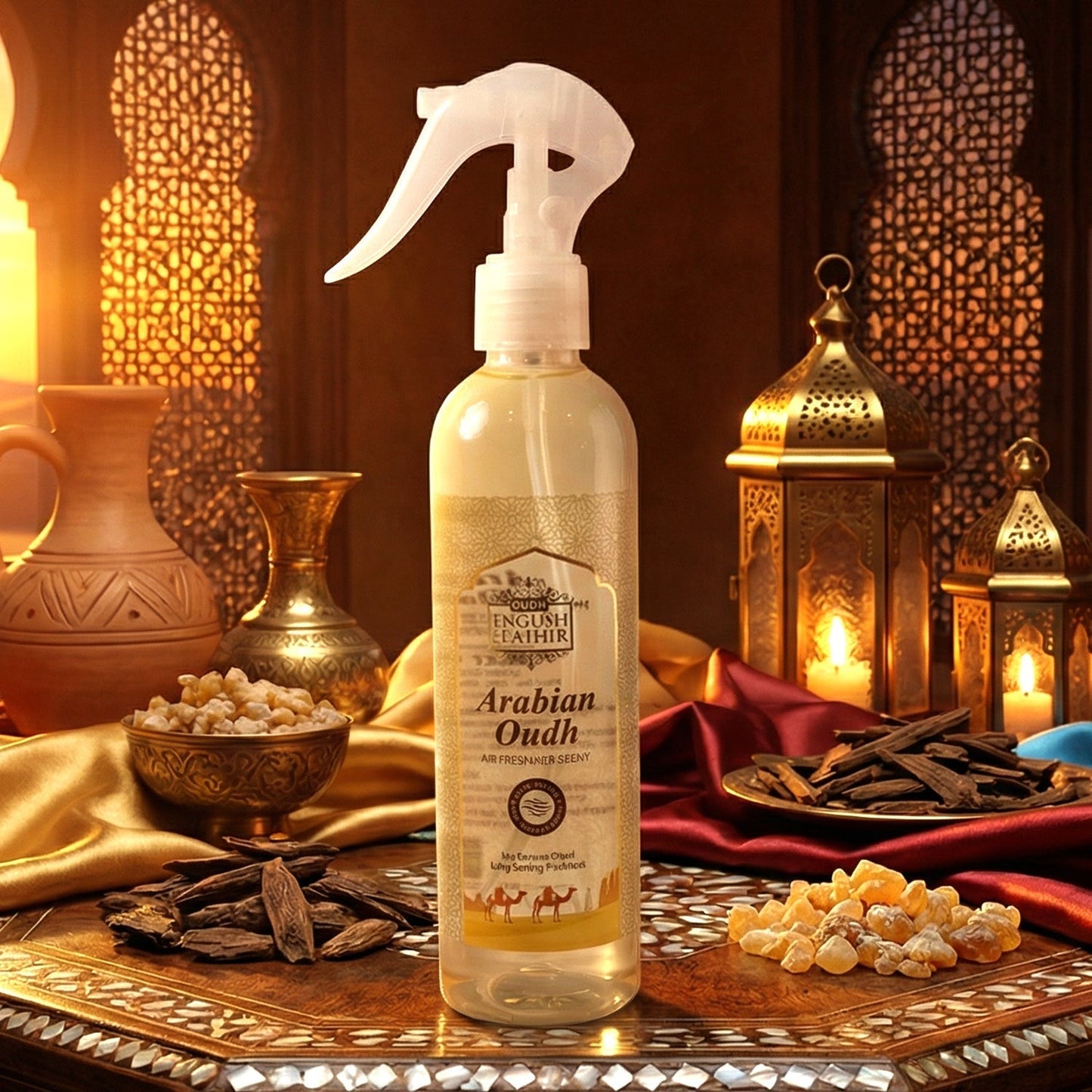 Arabian Oudh Air Freshener Spray for Home, Room & Office Use (250 Ml)