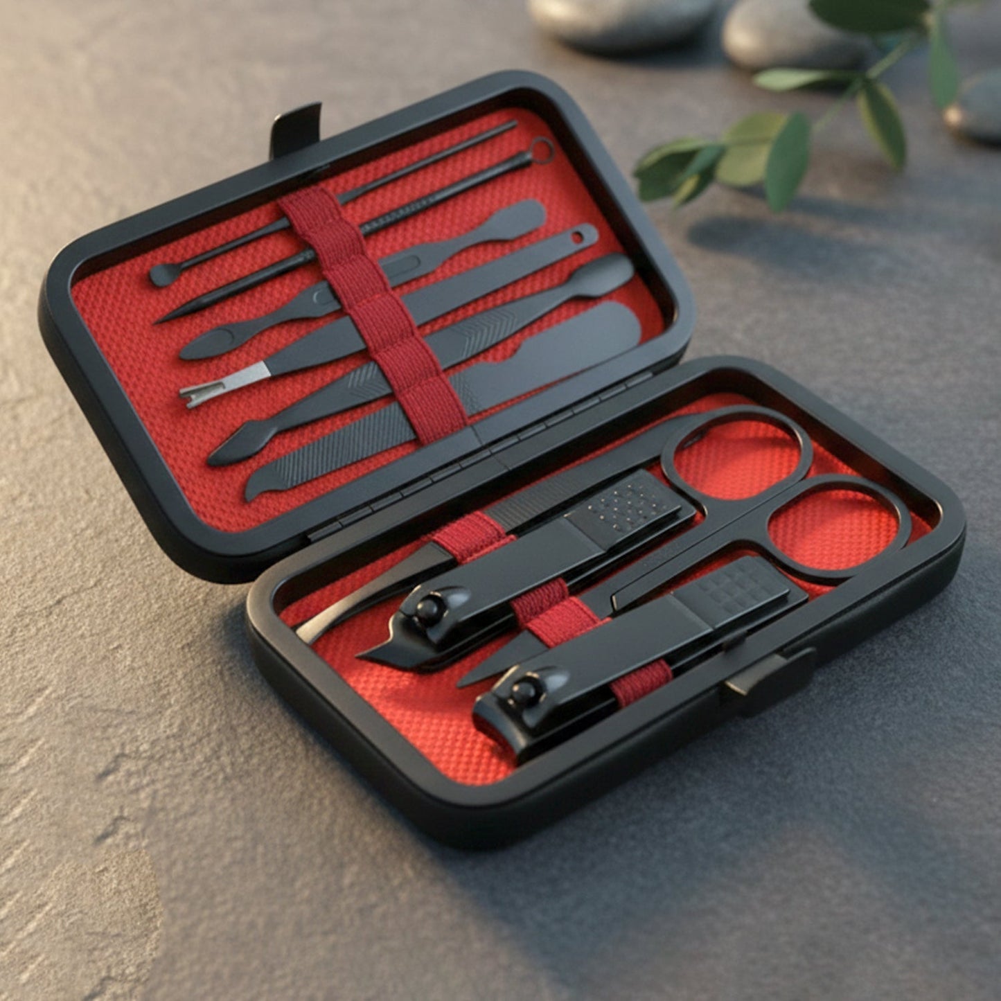 10 in 1 Professional Manicure Pedicure Grooming Kit