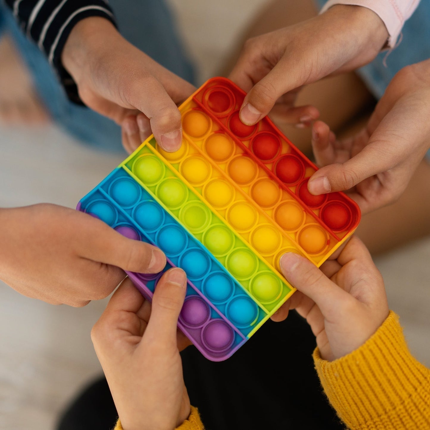 Square it Toy Special Needs Silicone Stress Relief Toy For Kids & Adult All Use  Toy