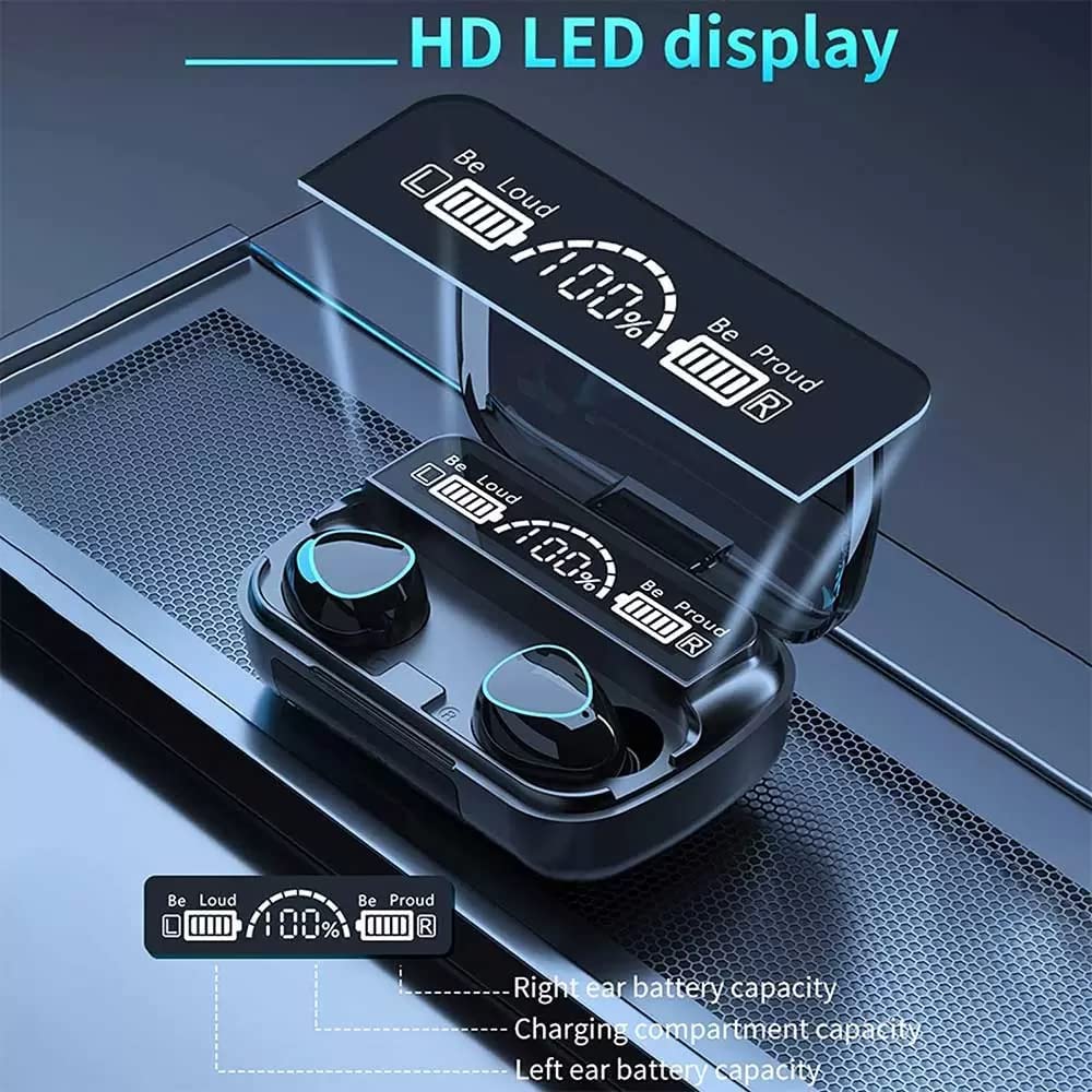 Wireless Bluetooth 5.0 In-Ear Earbuds – Mini Stereo with Mic