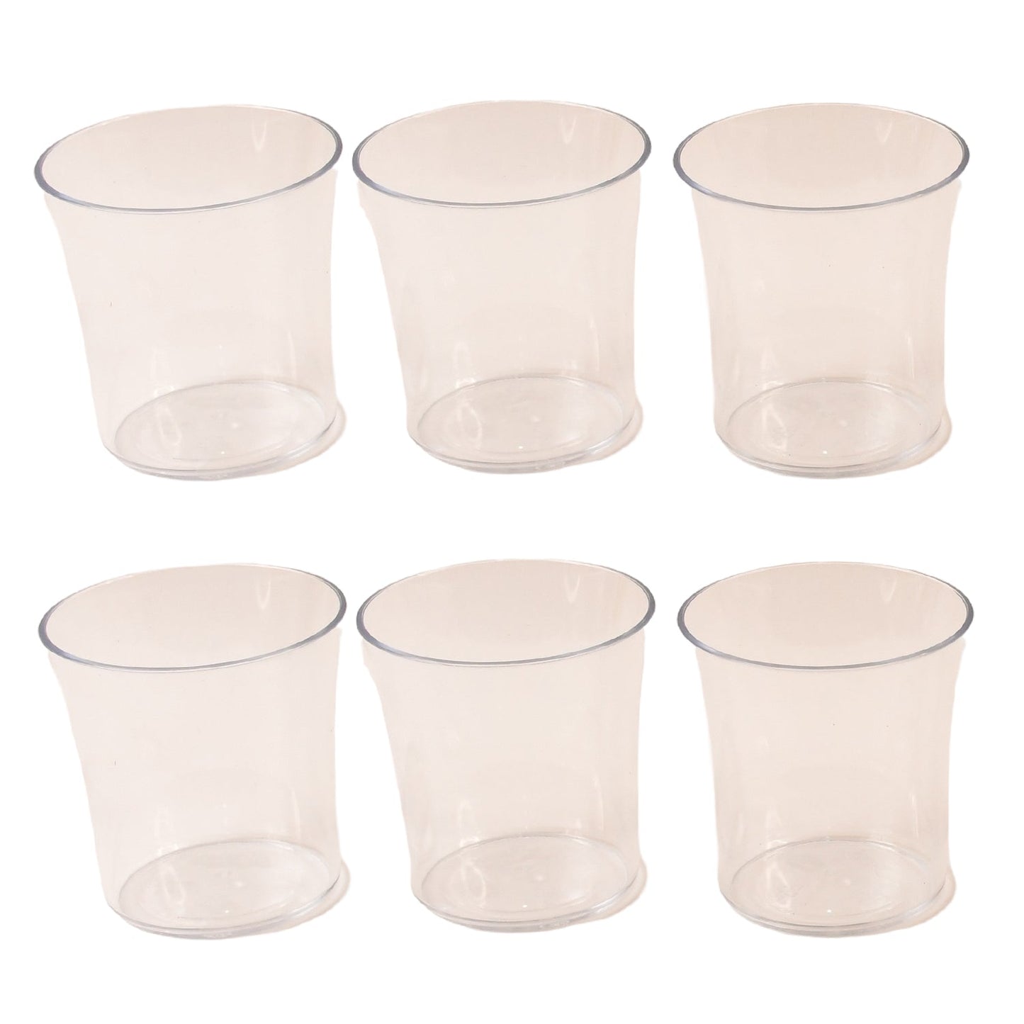 Apex Welcome Plastic Glass Set for Daily Use â€“ Set of 6