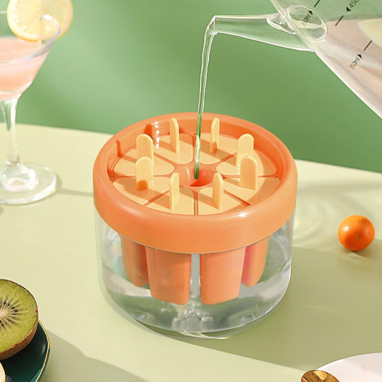 Ice Cream Candy Molds With Sticks Easy Release Summer Party Supplies sicles Candy Molds (8 Candy Mold Maker)