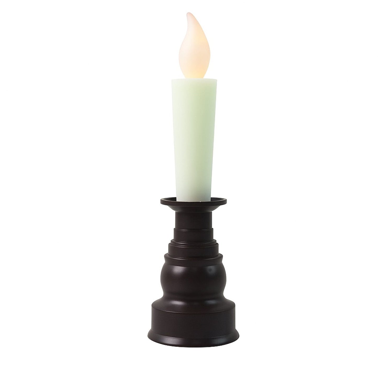 Premium LED Flameless Candle with Holder (1 Pc)