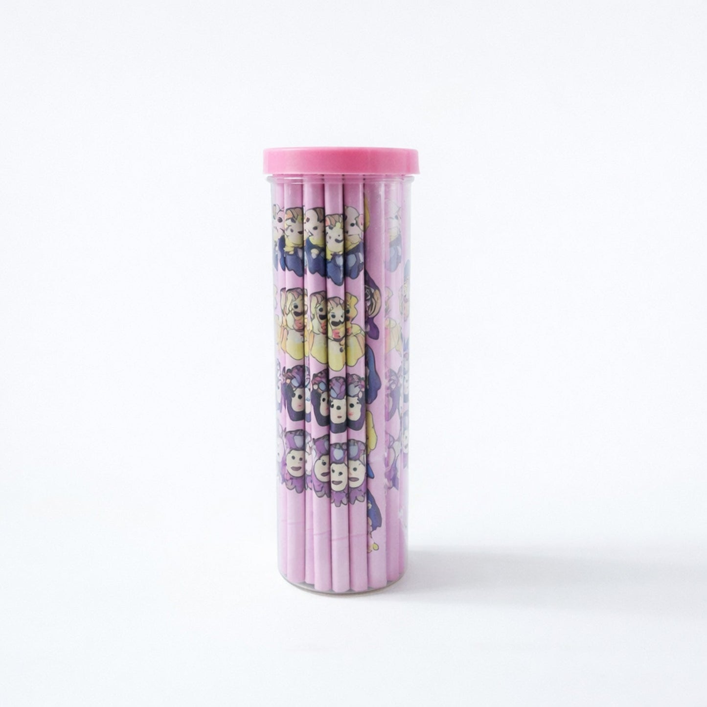 Cartoon Printed Wooden Pencil Set (50 Pc Pack)