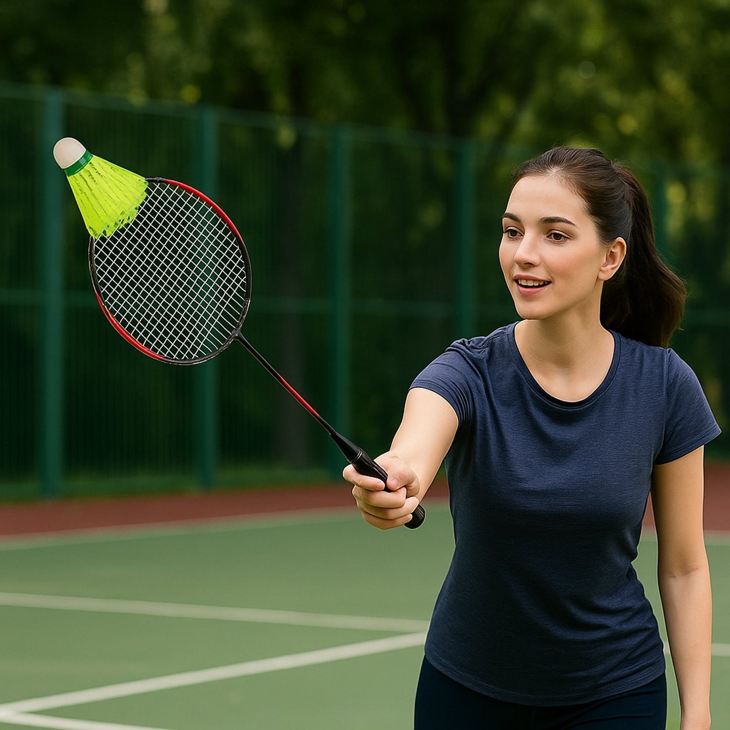 Konex Premium Plastic Badminton Shuttlecock Set (10 Pcs)