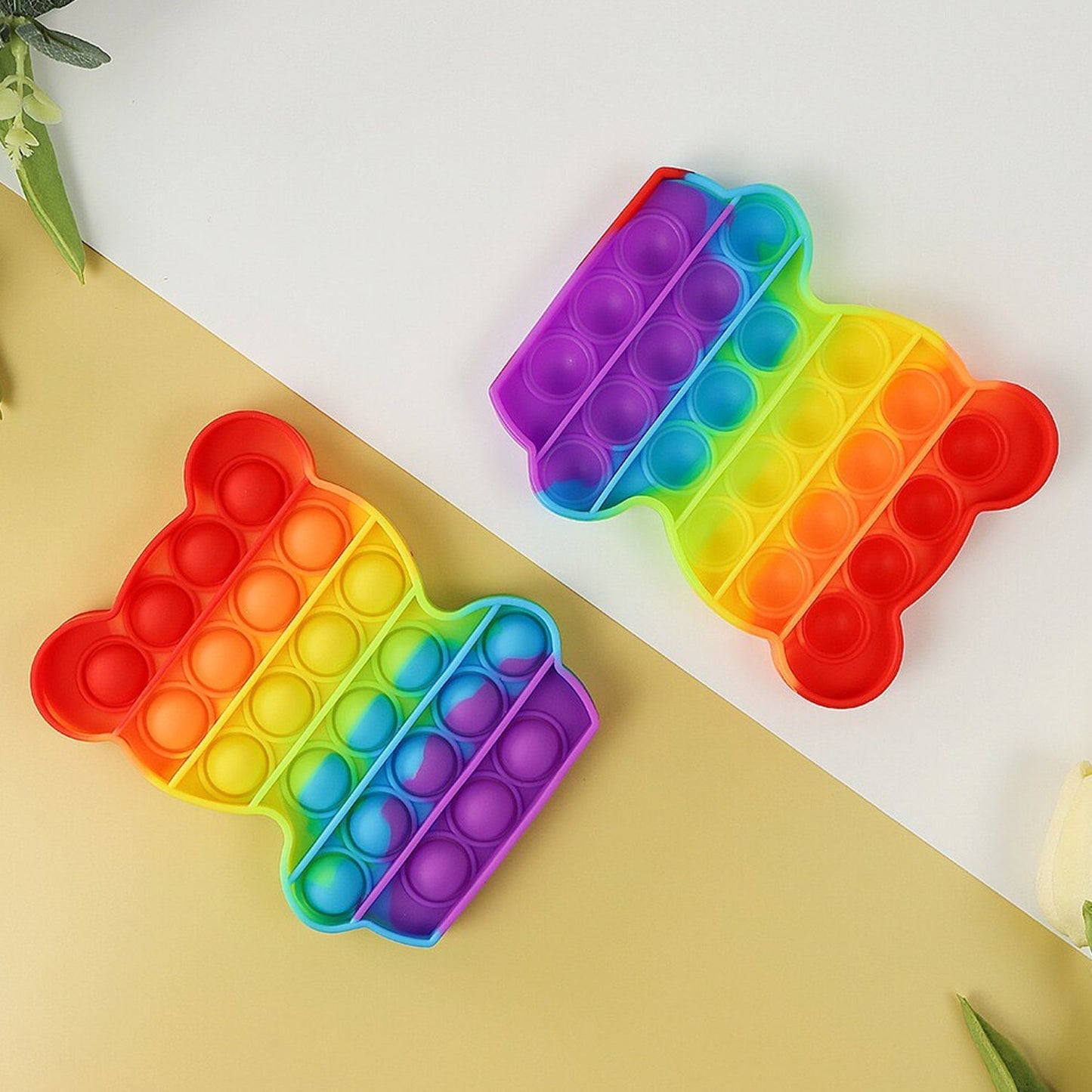 Bear  It Fidget Toys  Stress Relief Rainbow Toy ( 1 pcs )