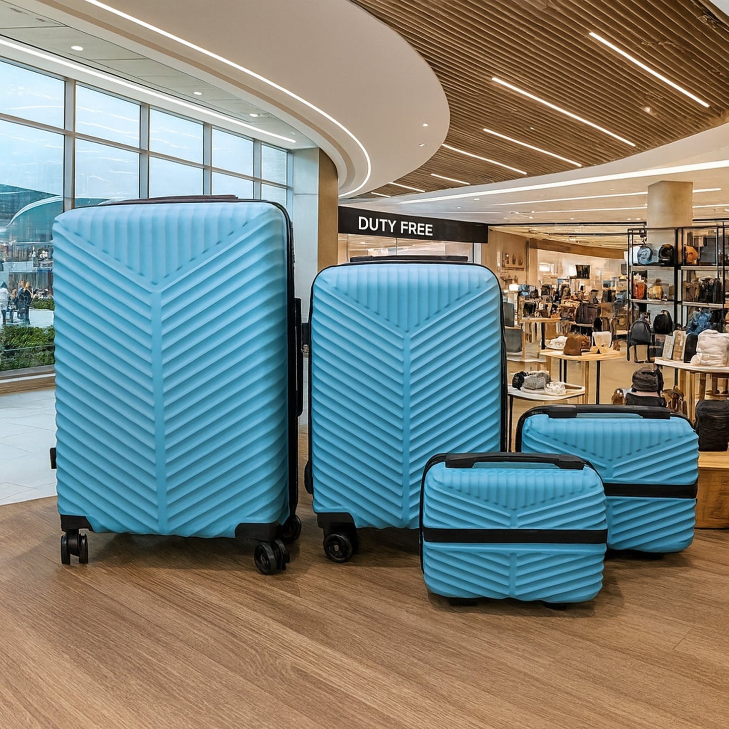 4-in-1 Luggage Set â€“ Durable and Stylish Hard Shell Suitcase Set