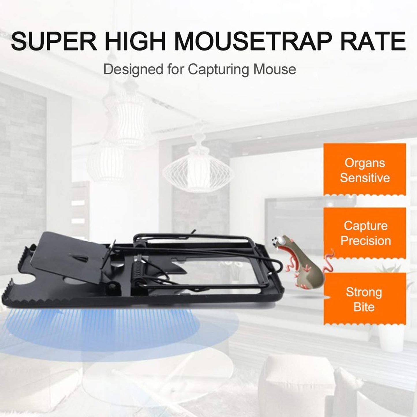Mouse Trap Catcher Rodent Traps Mice Control Mice Snap Kill Trap (2 Pc)