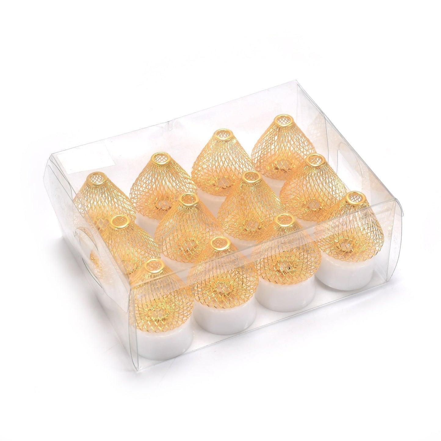 12Pcs Flameless LED Tea Light Candles for Home & Event Decor