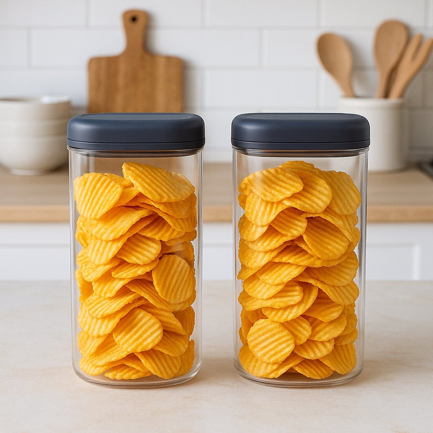 Supermom Airtight Kitchen Storage Containers â€“ (2 Pc Set / 1500 ml)