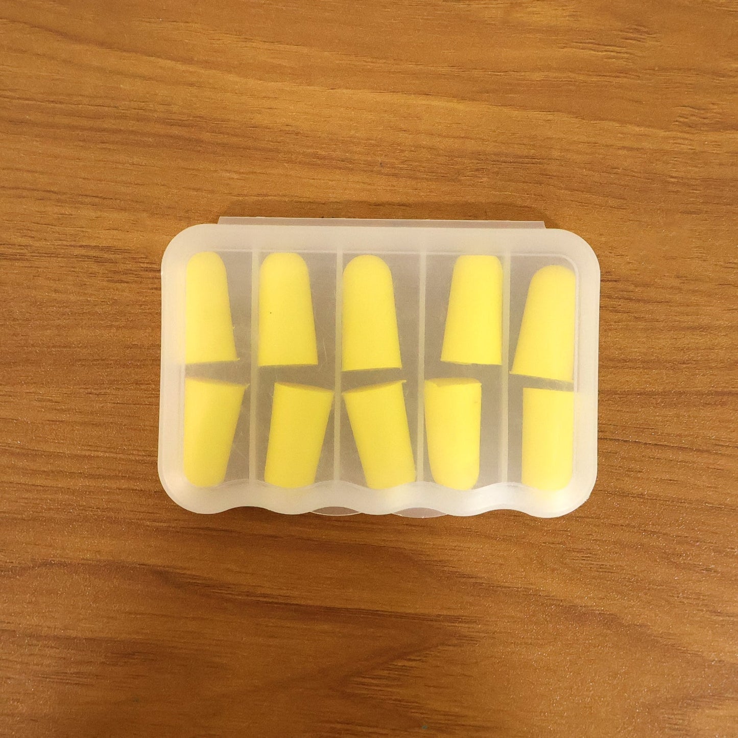 Soft Reusable Foam Ear Plugs with Storage Case (5 Pair)