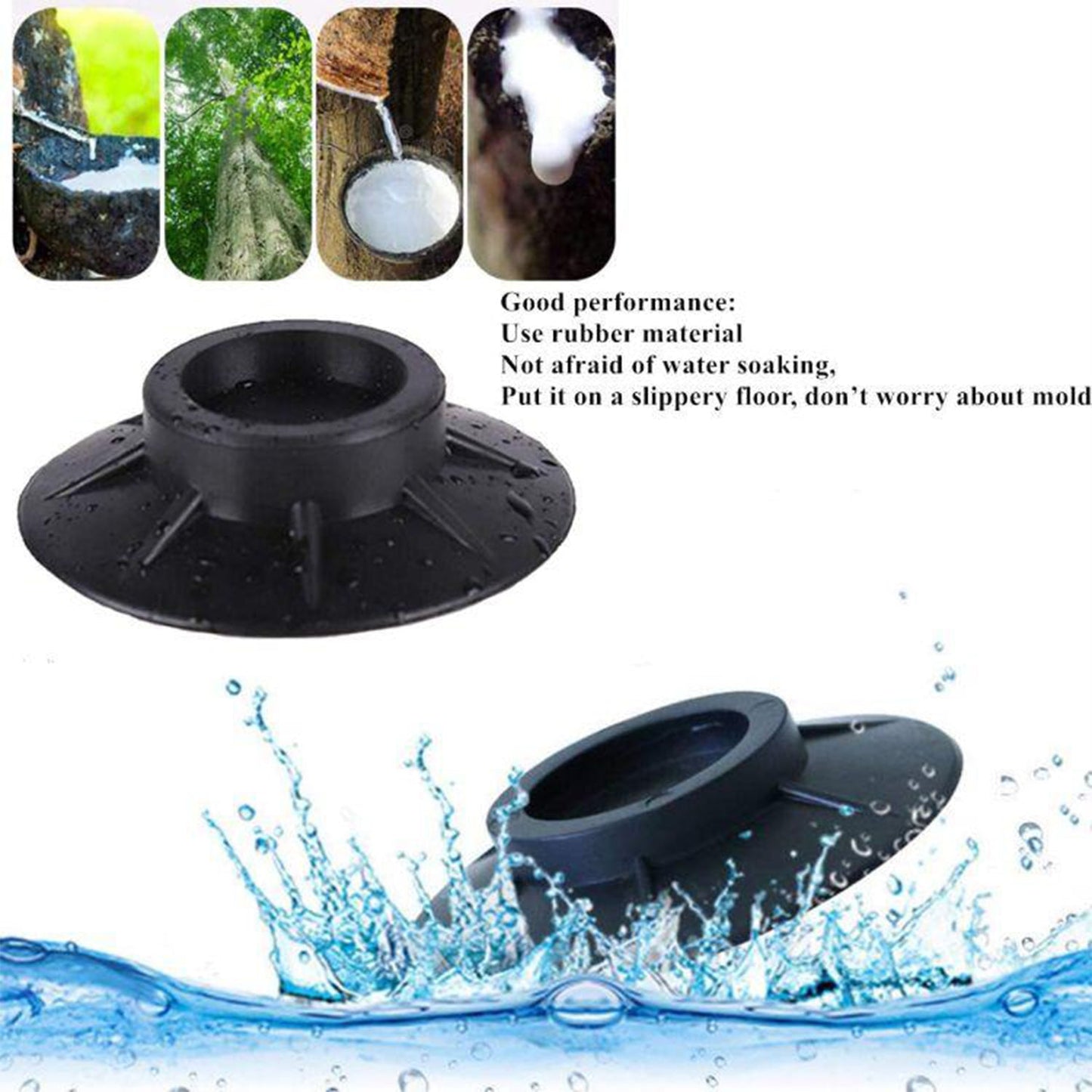 Furniture Vibration Pads - 4-Piece Set for Table & Stool Support at Home & Office