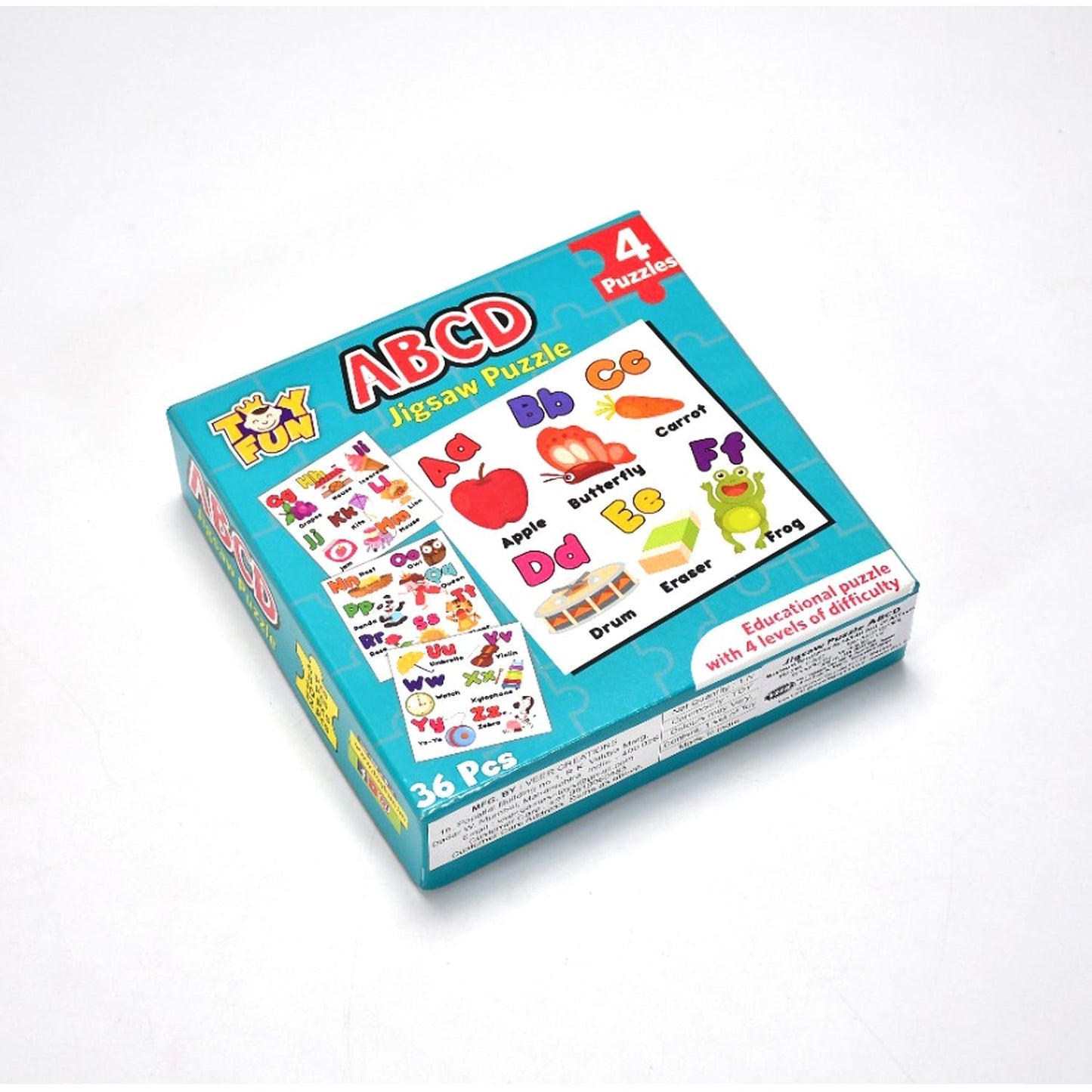 ABC Jigsaw Puzzle Toy for Children (4-Pcs Pack)