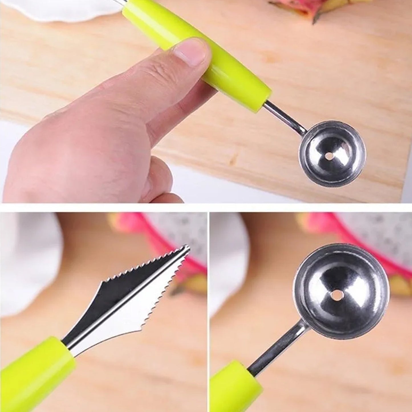 Multifunctional Fruit scooper & peeler  Garnish Kit