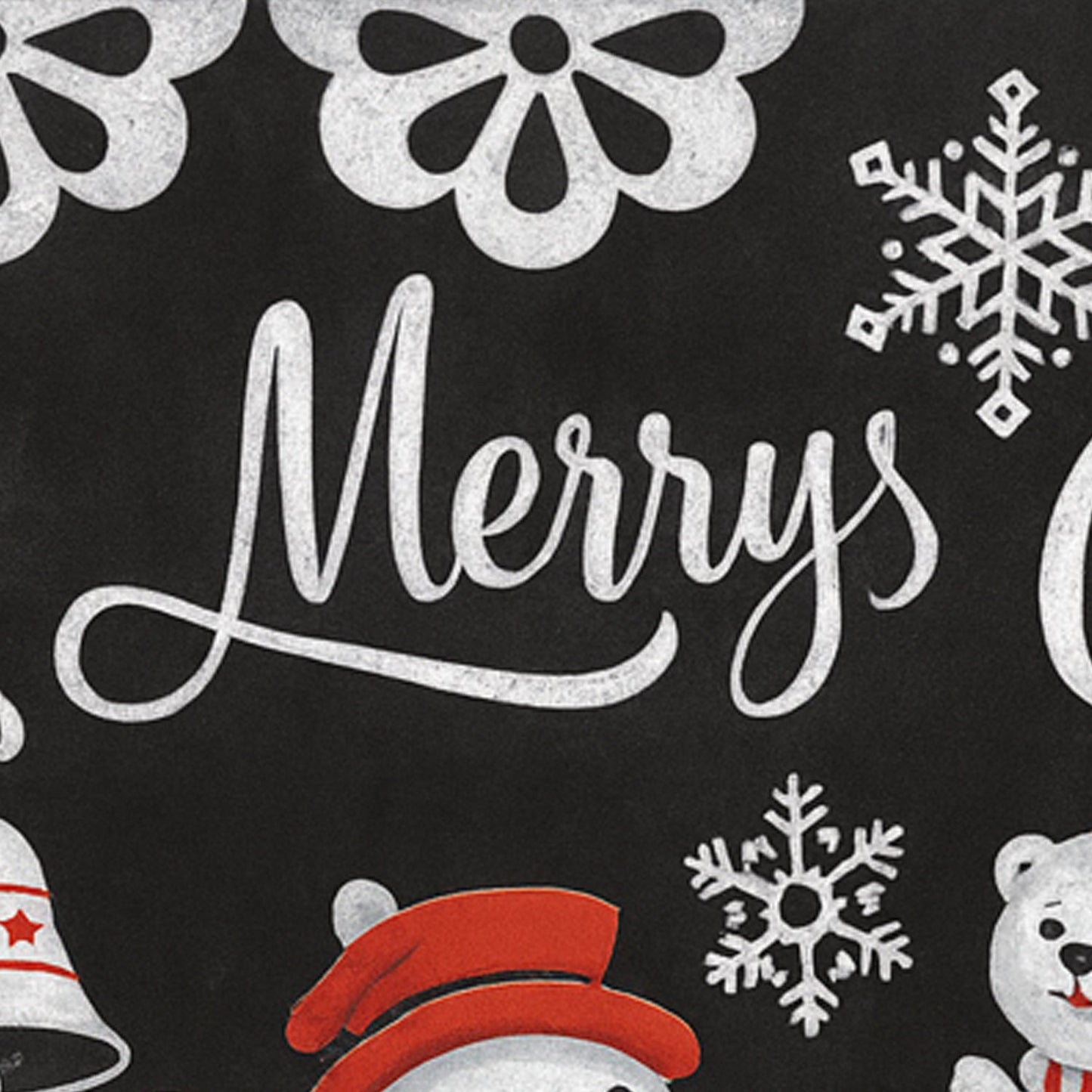 Christmas Theme Decorative Wall Sticker 90x60 cm â€“ (1 Pc)