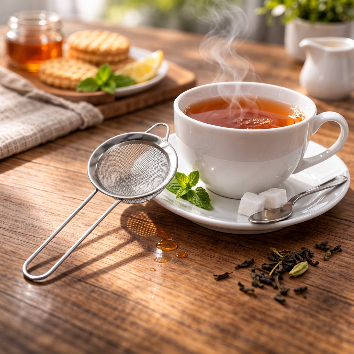 Stainless Steel Tea Strainer 3 Piece Set