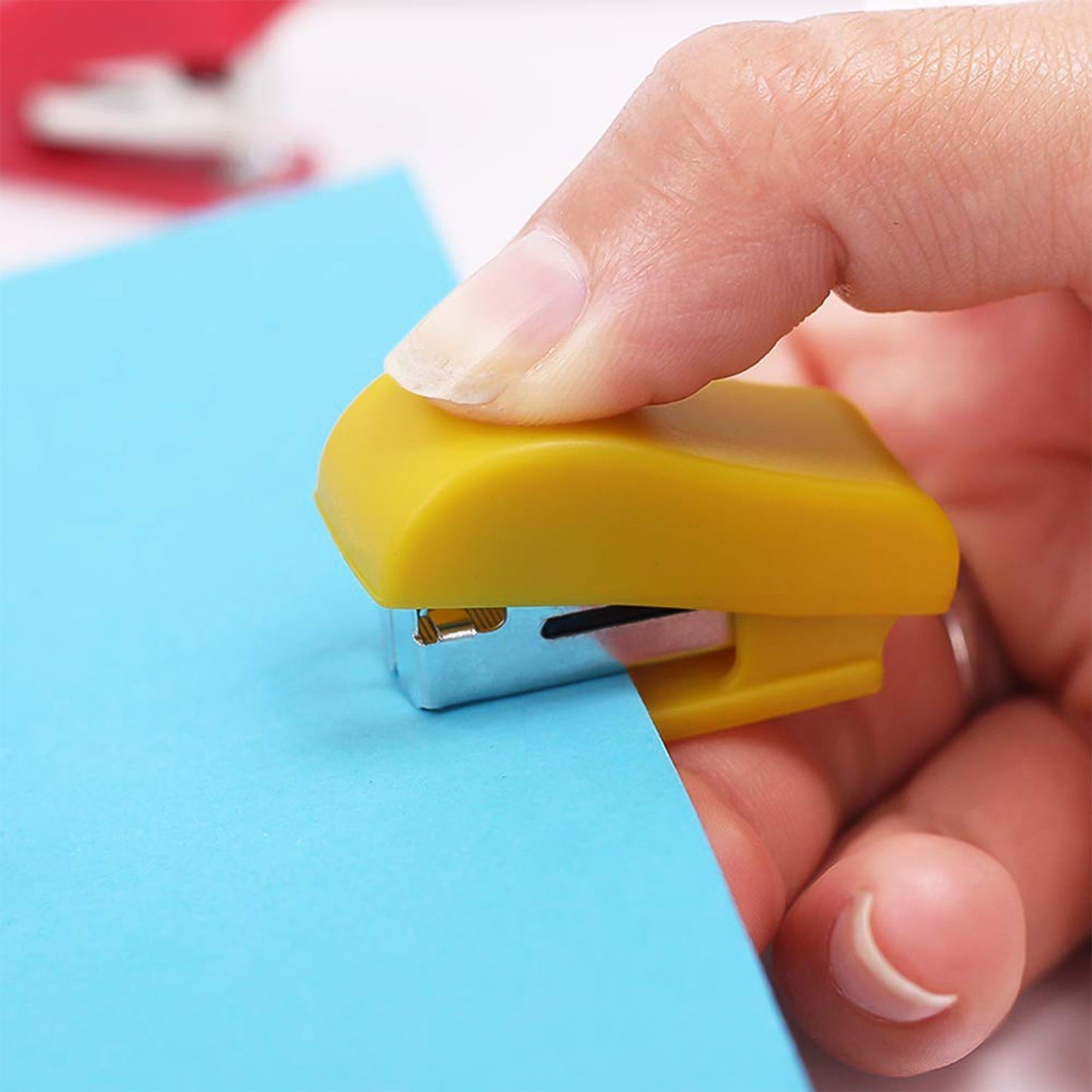 Mini Stapler Set  with Staples â€“ Assorted Colors | No.10 Staplers with Pins (20 pcs Set)