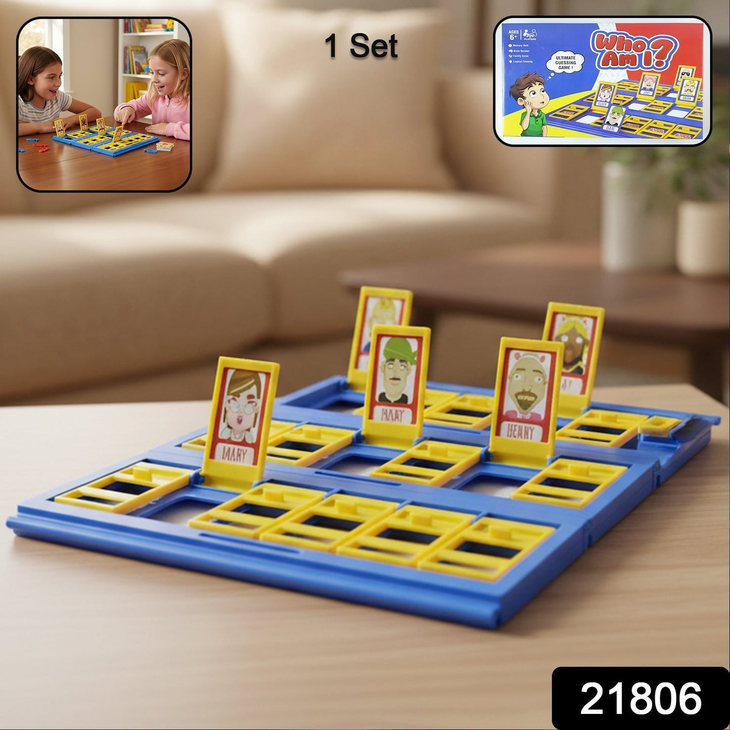 Who Am I Guessing Board Game for Kids (1 Pc)