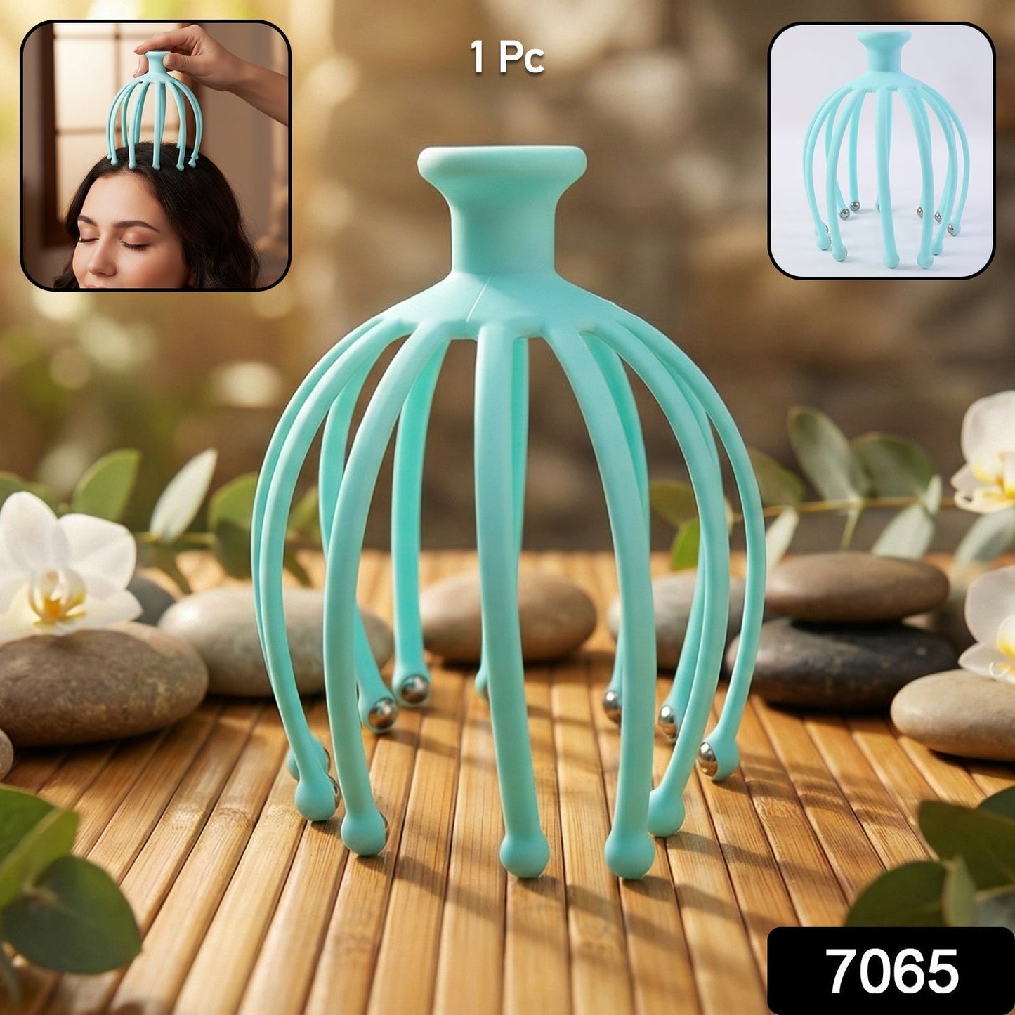 Manual Head Scalp Massager for Stress Relief  (1 Pc)