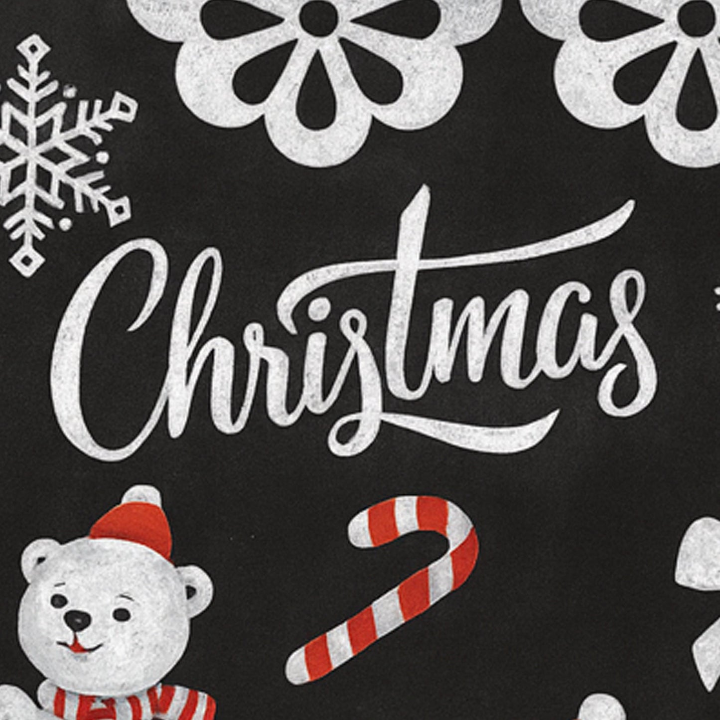 Christmas Theme Decorative Wall Sticker 90x60 cm â€“ (1 Pc)
