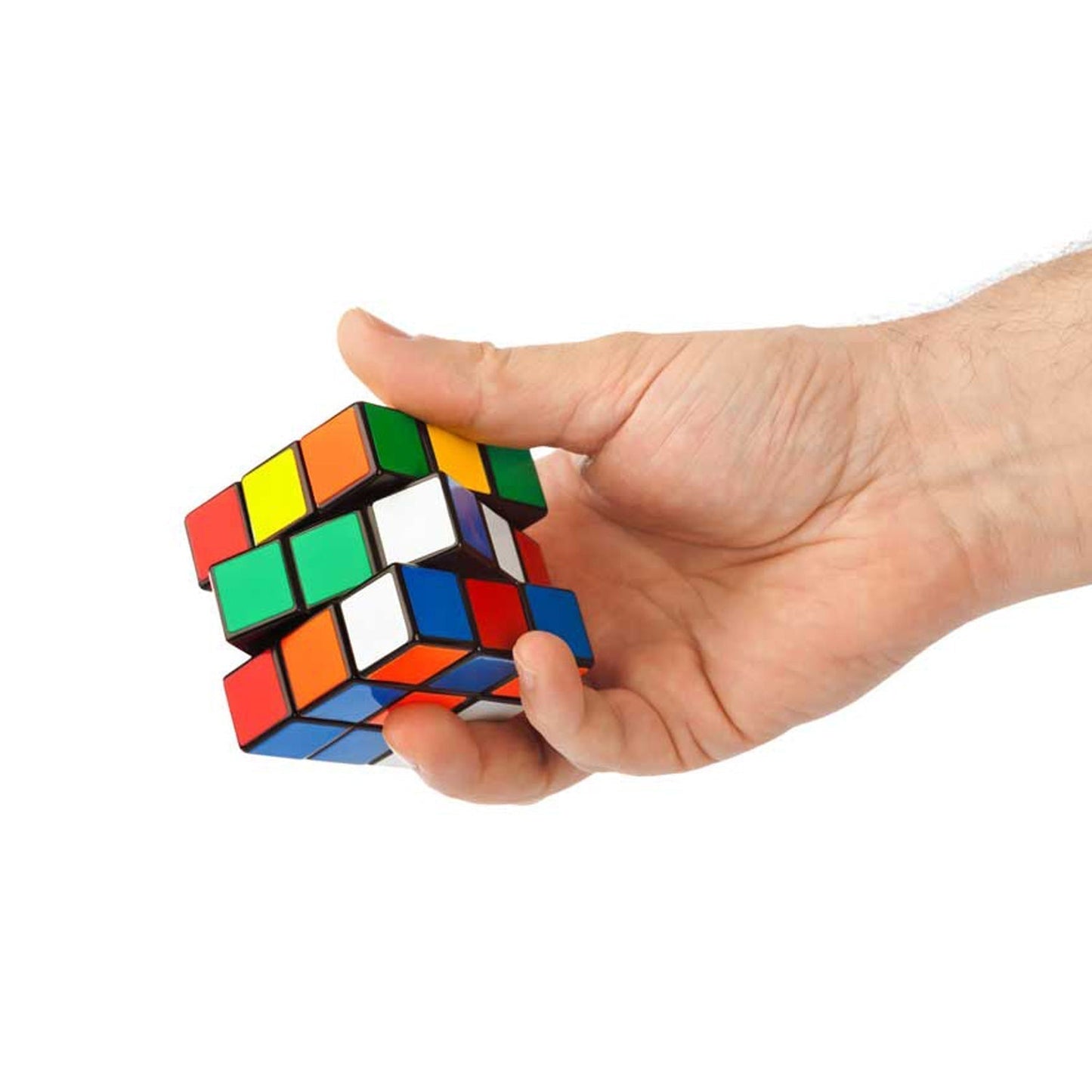 Plastic Fancy 3x3 Small Cube Puzzles Game - 2 Pieces (Multicolour)